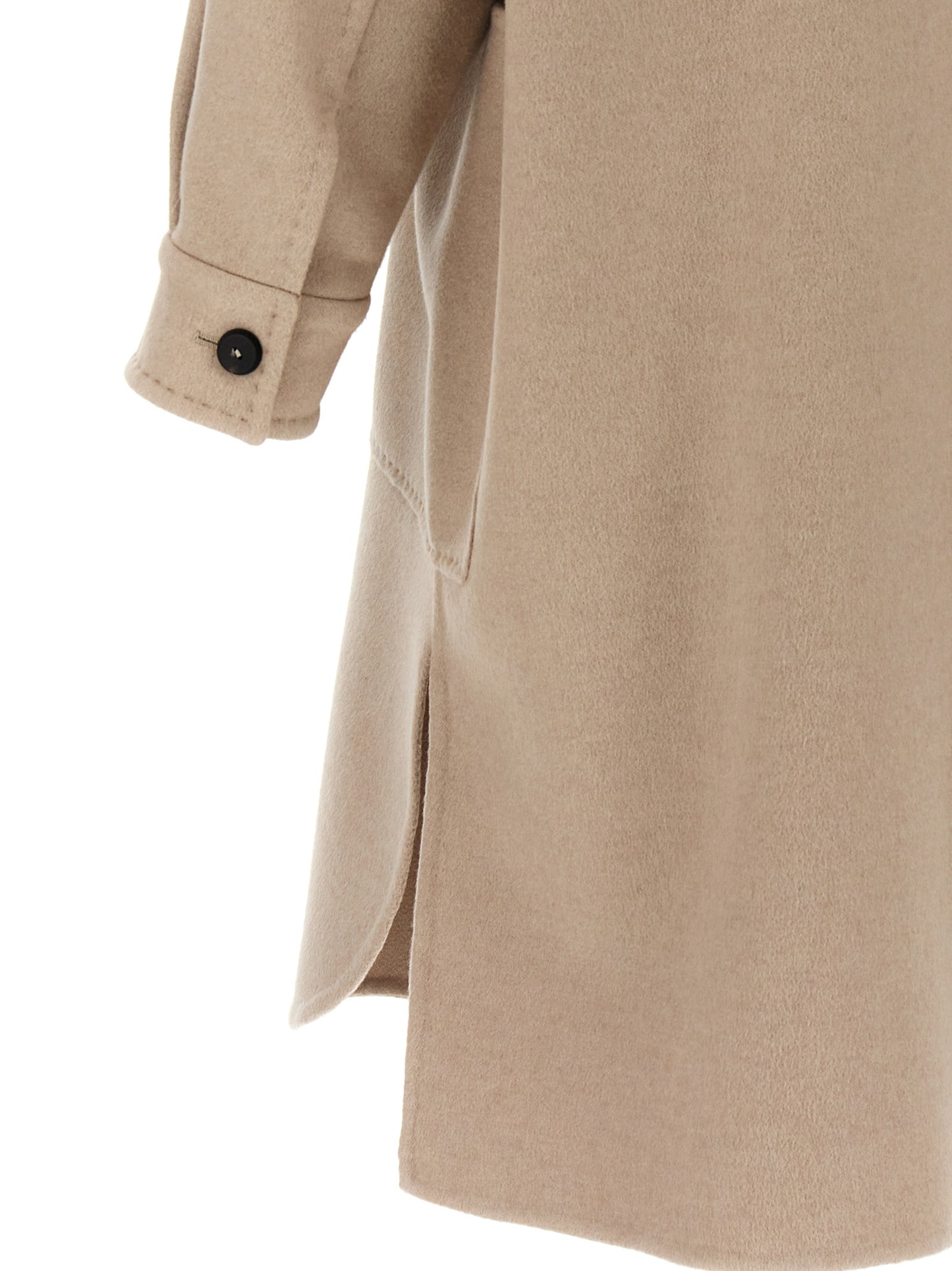 Beige Cashmere Coat