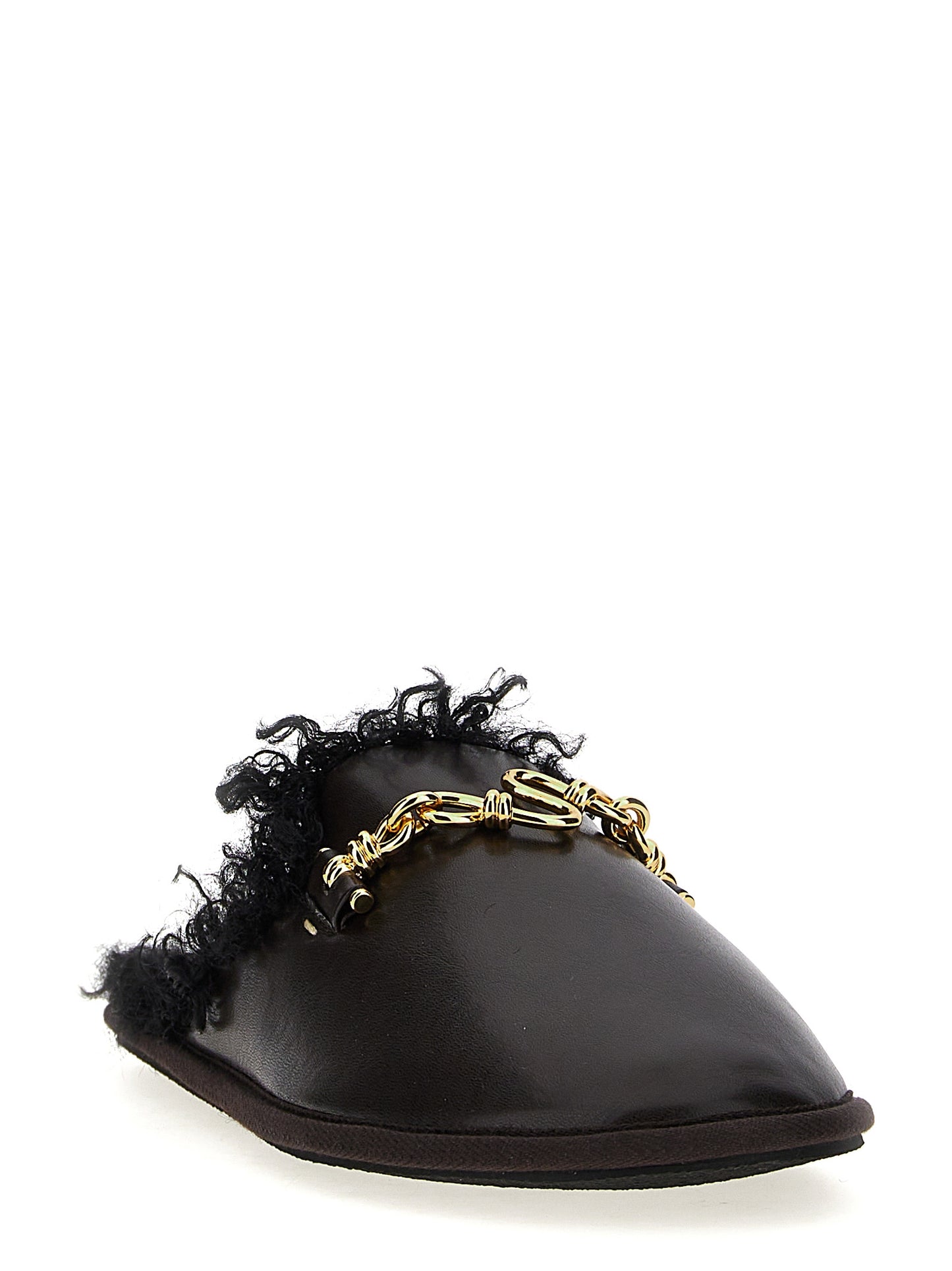 Brown Polyethylene Mules