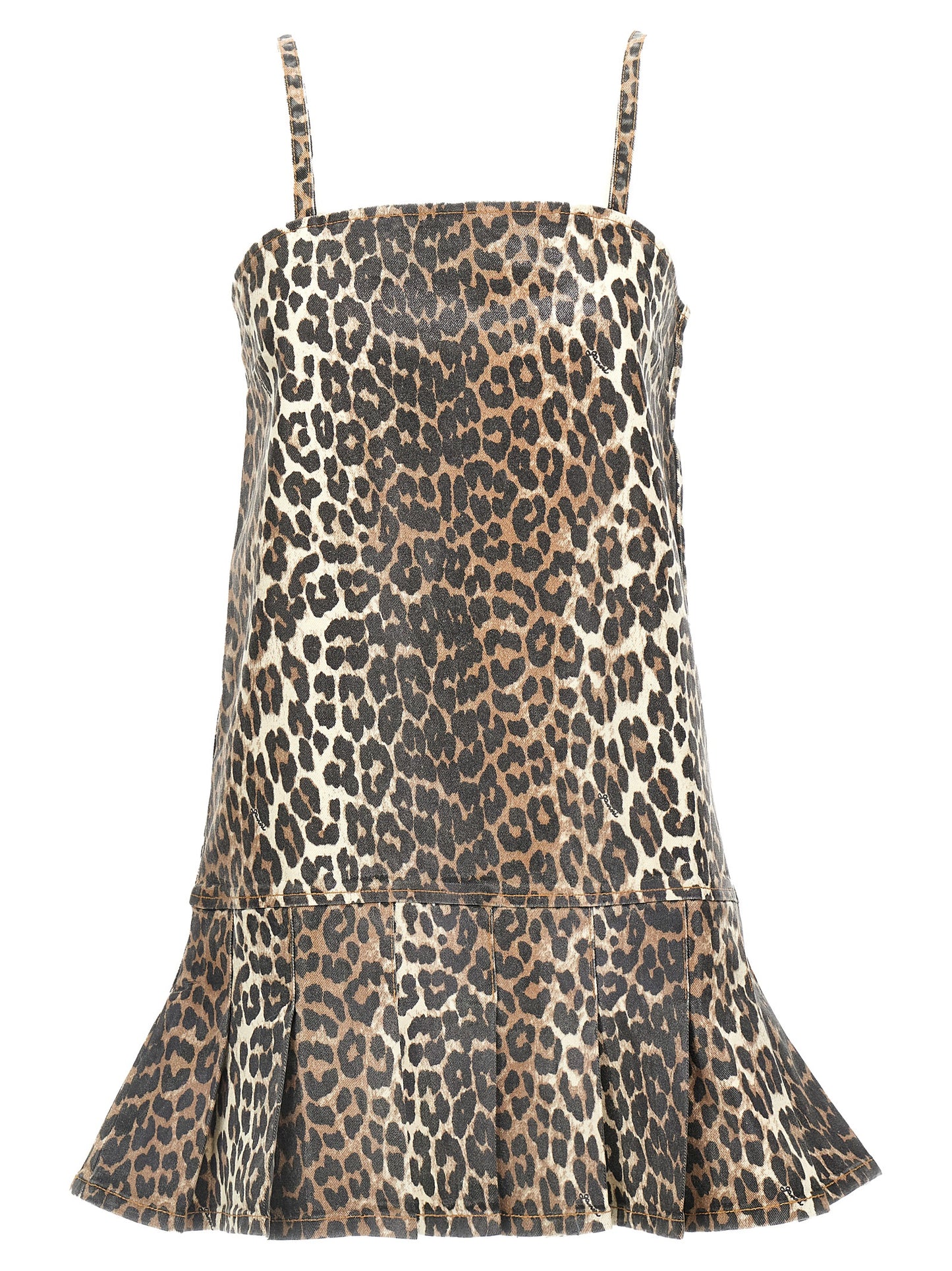 Multicolor Cotton Short Dress