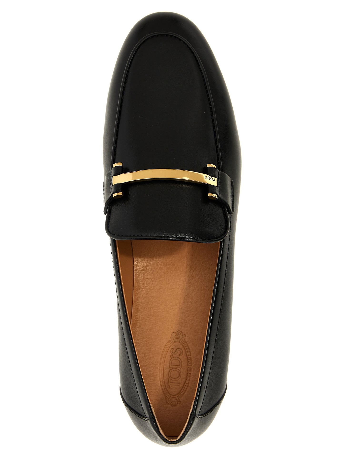 Black Calfskin Slip-On Loafers