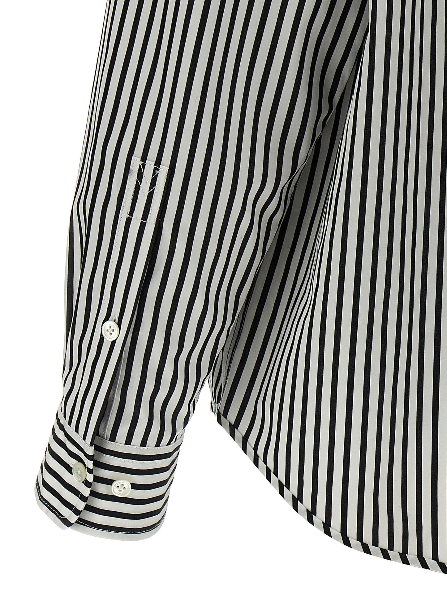 Bicolor Cotton Blouse