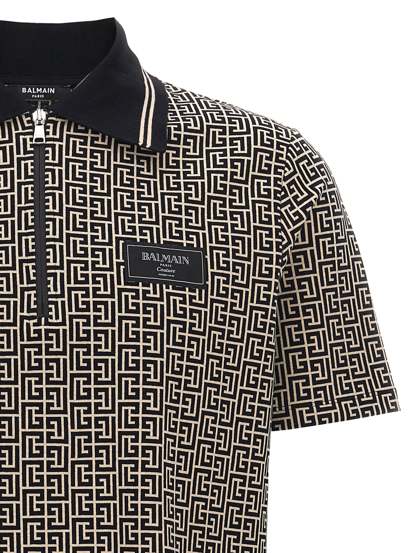 Bicolor Cotton Polo Shirt