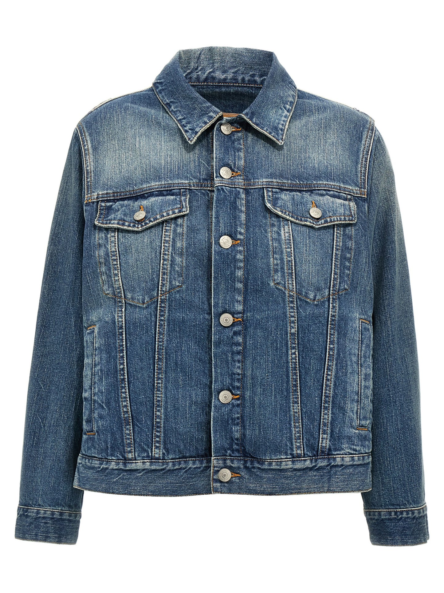 Blue Cotton Denim Jacket