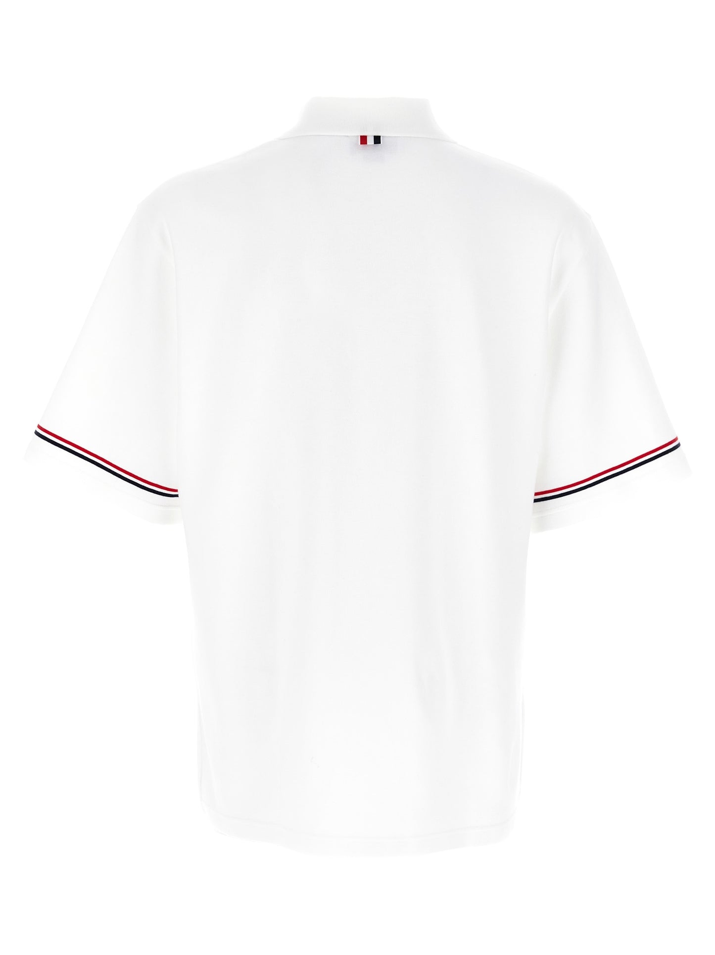 White Cotton Polo Shirt