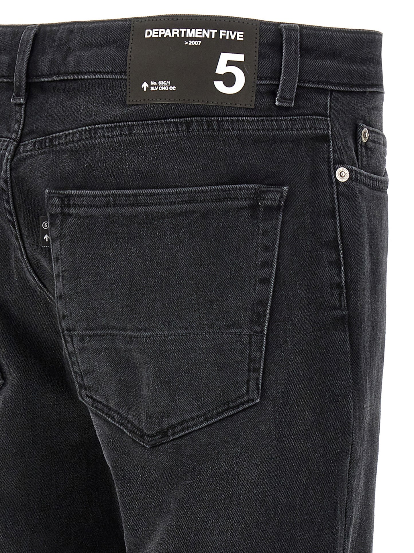 Black Cotton Jeans Denim