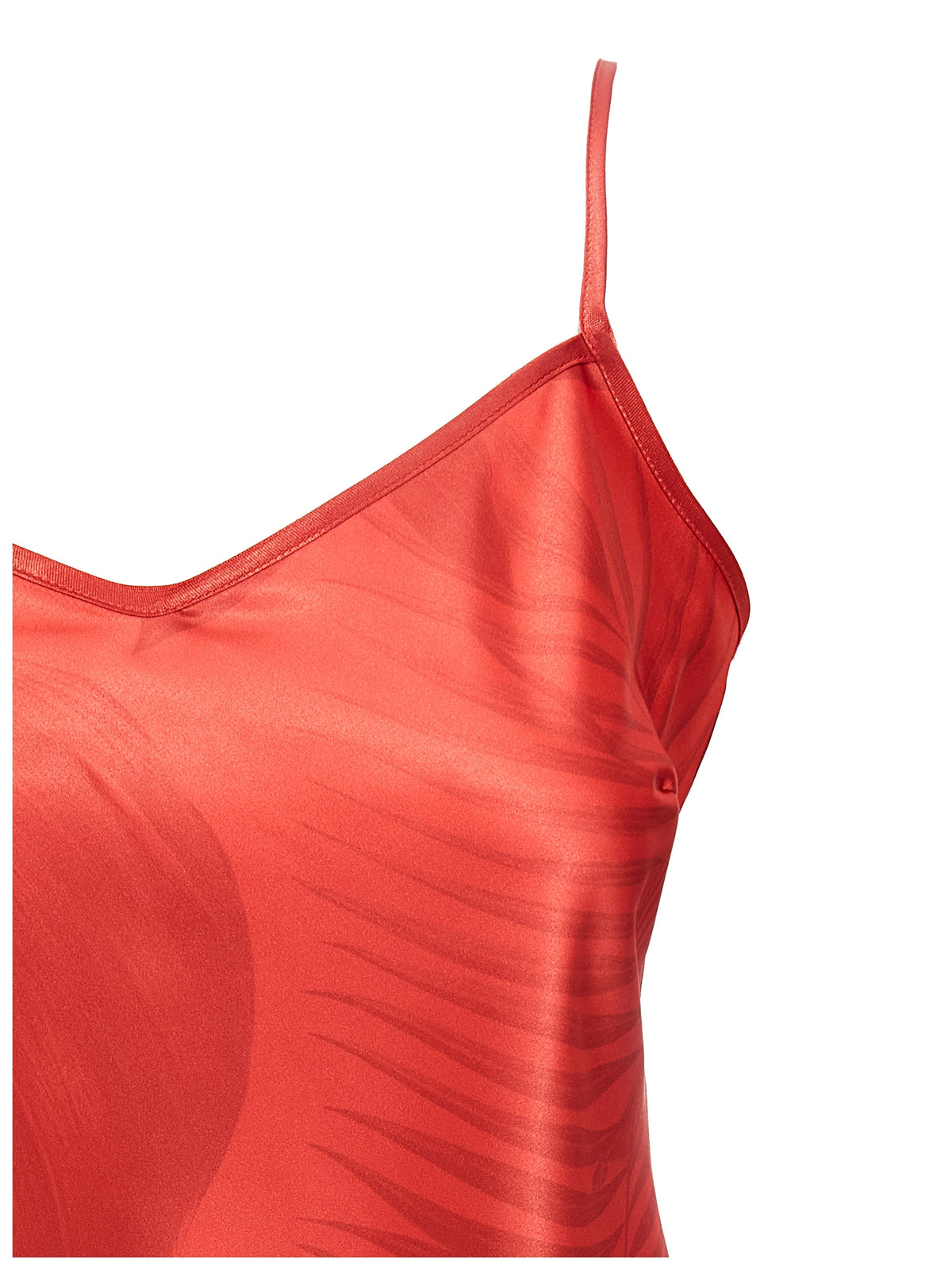 Red Polyester Tank Tops
