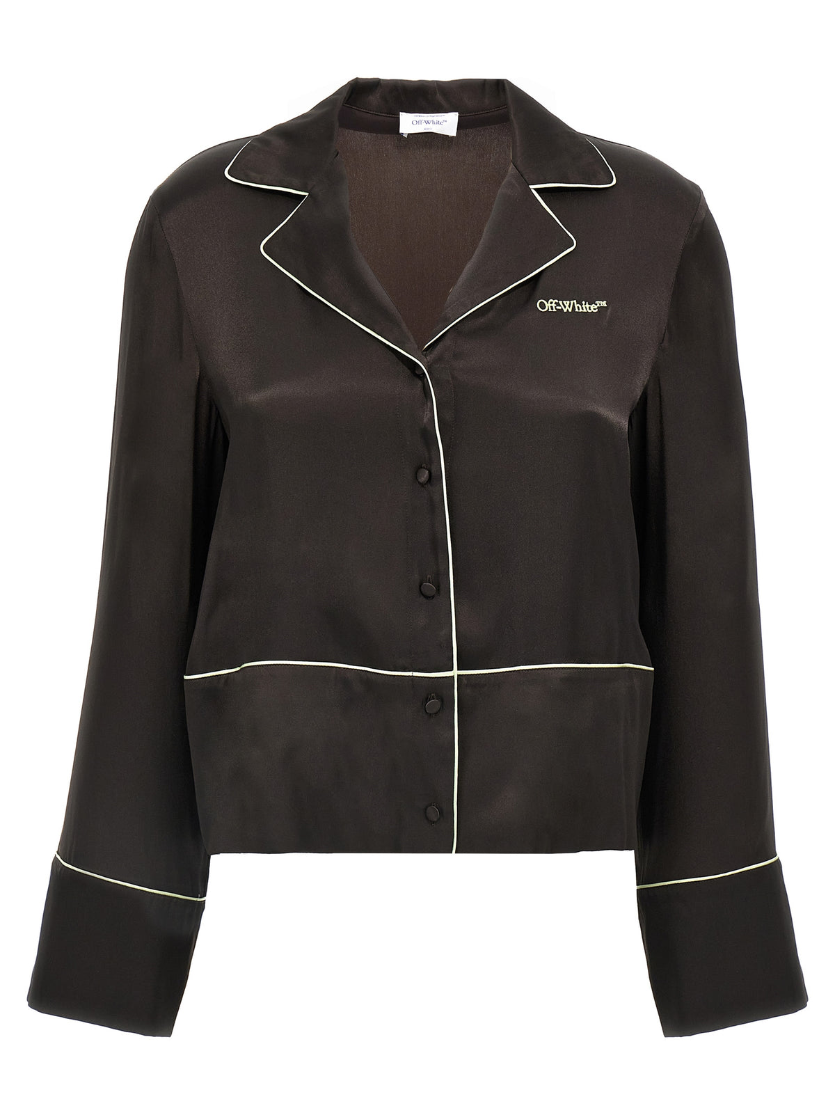 Black Acetate Blouse