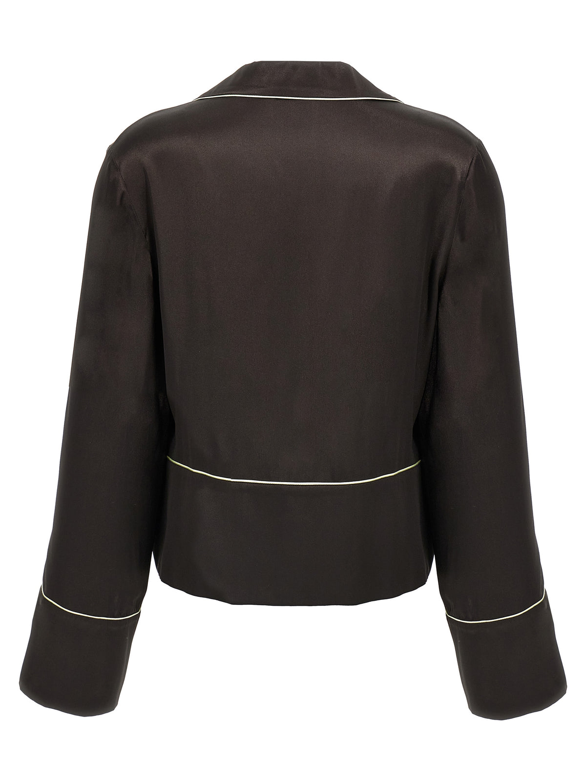 Black Acetate Blouse