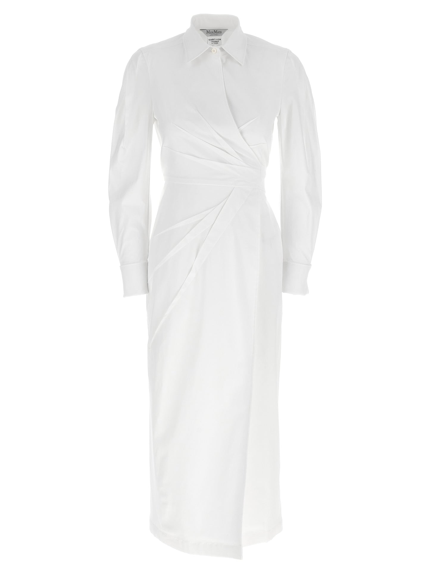 White Cotton Long Dress