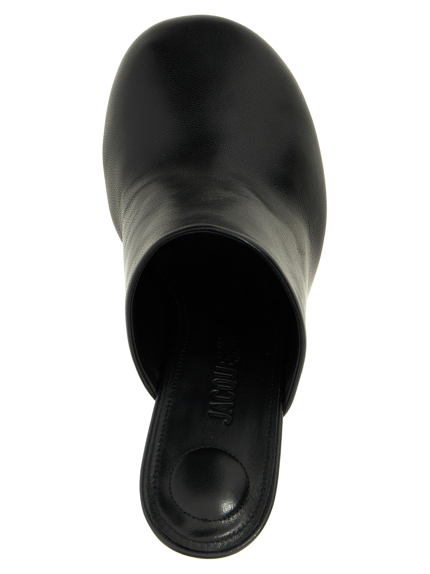 Black Lamb Leather High Heel Pumps