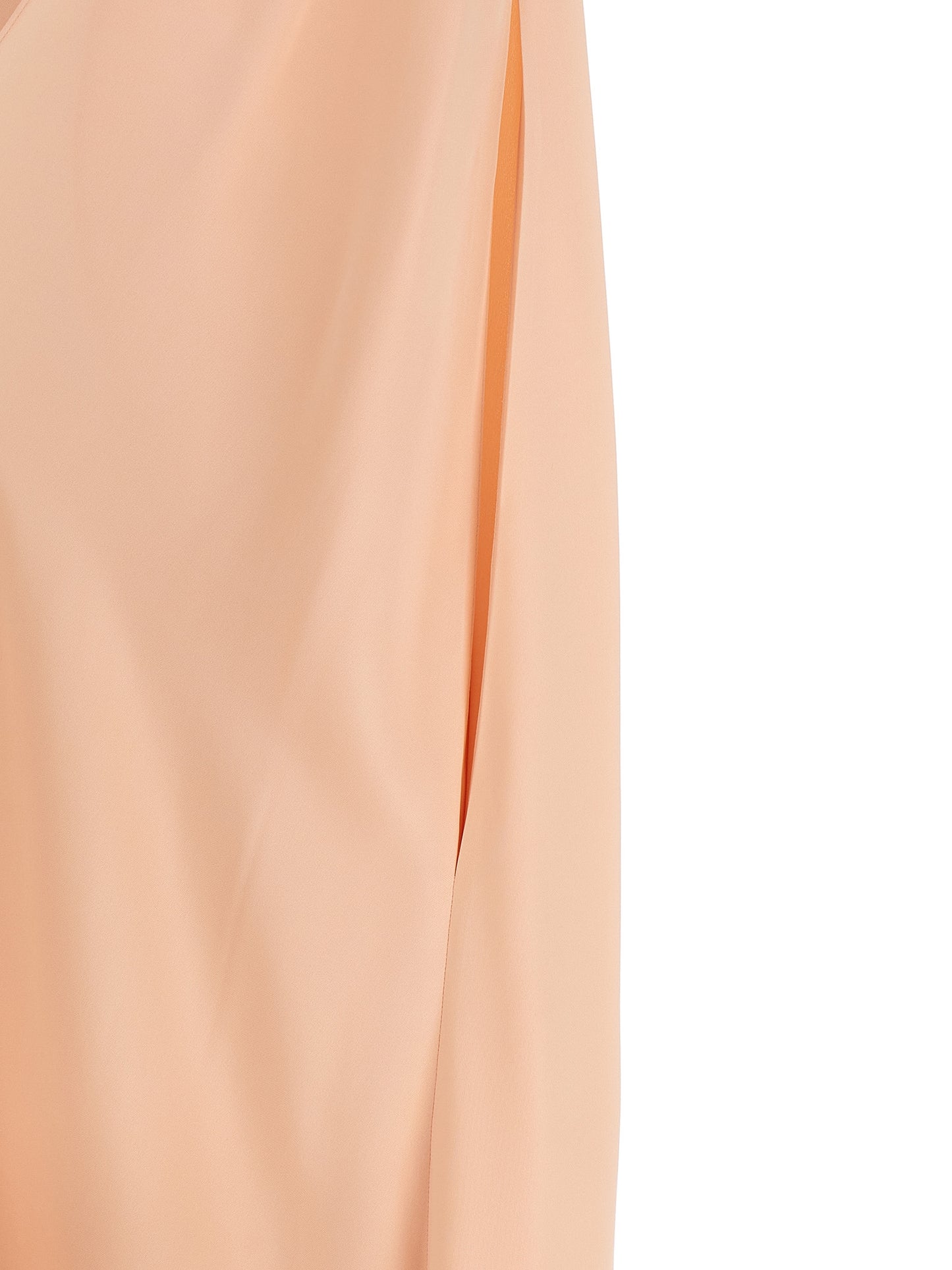 Multicolor Silk Midi Dress
