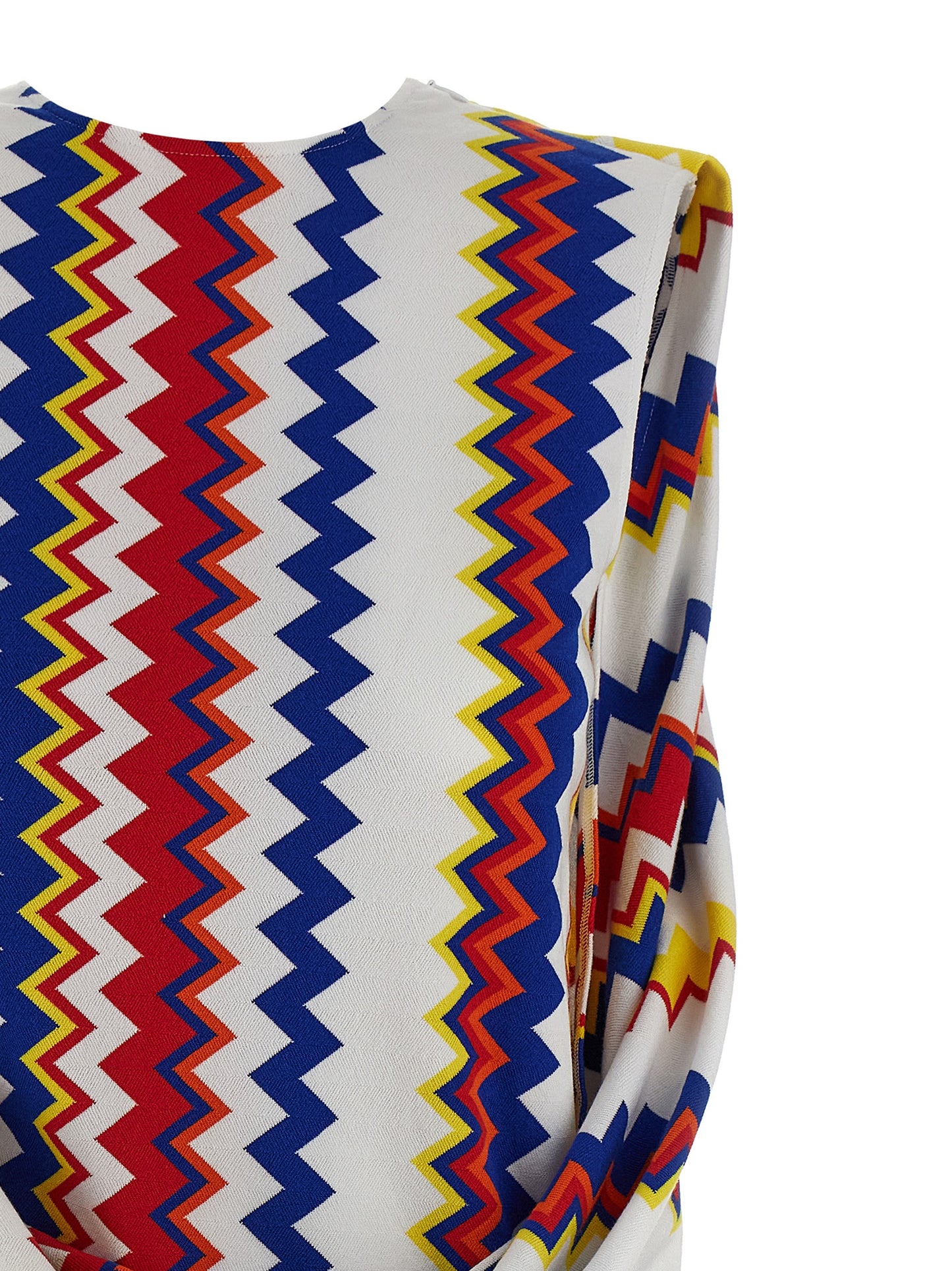 Multicolor Viscose Short Dress