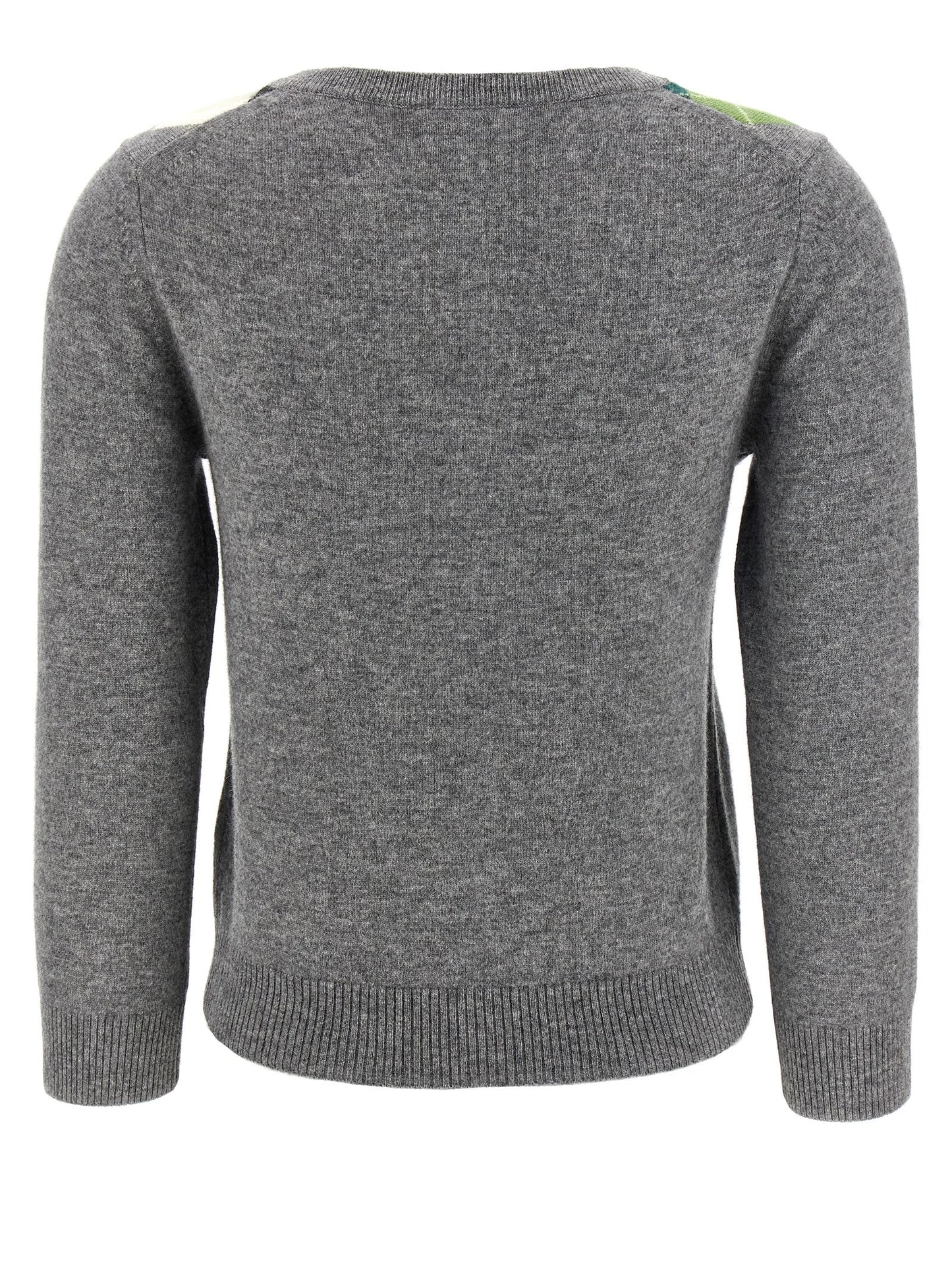 Gray Merino Wool Cardigan