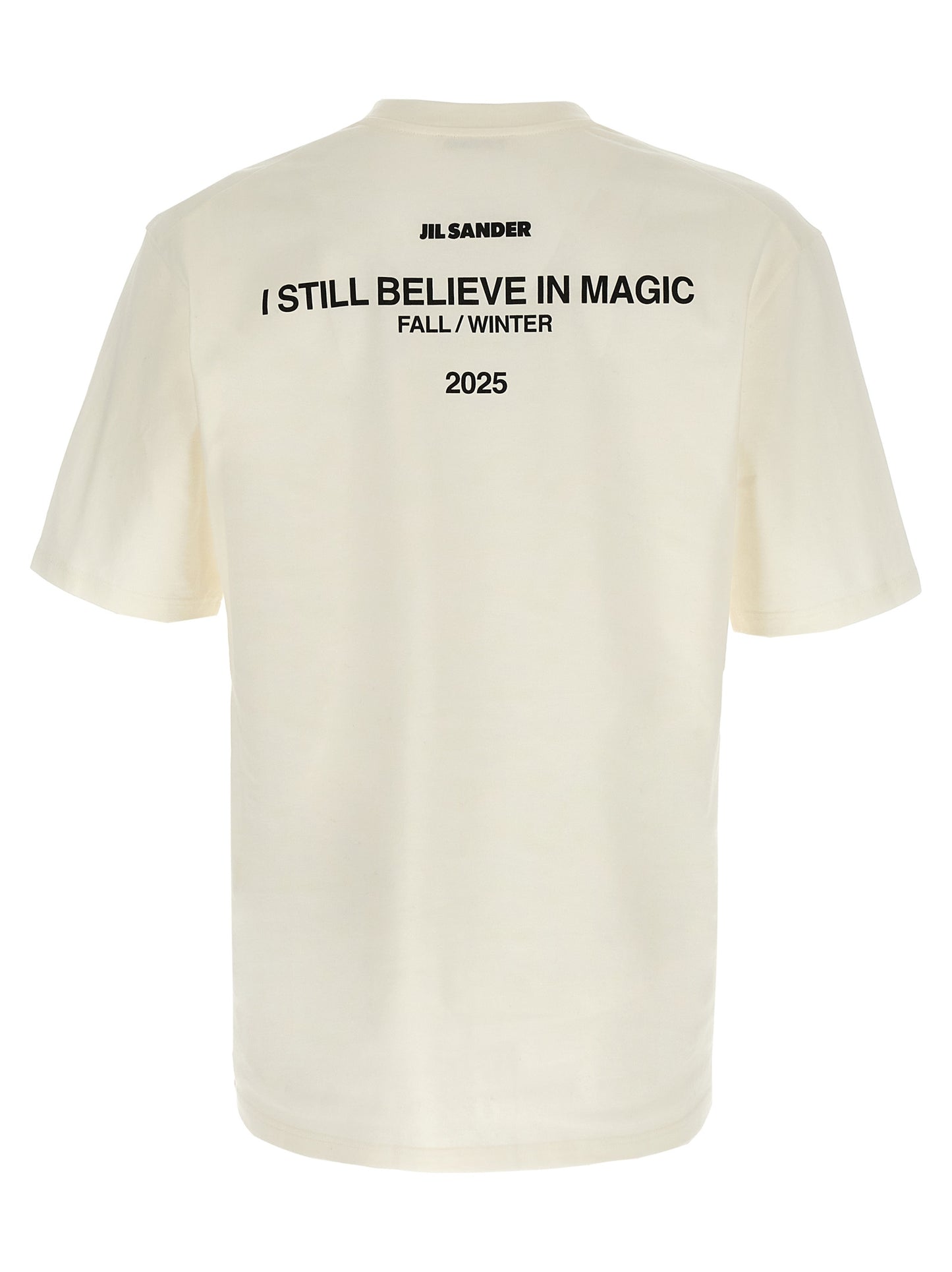 White Cotton Long Sleeve T-Shirt