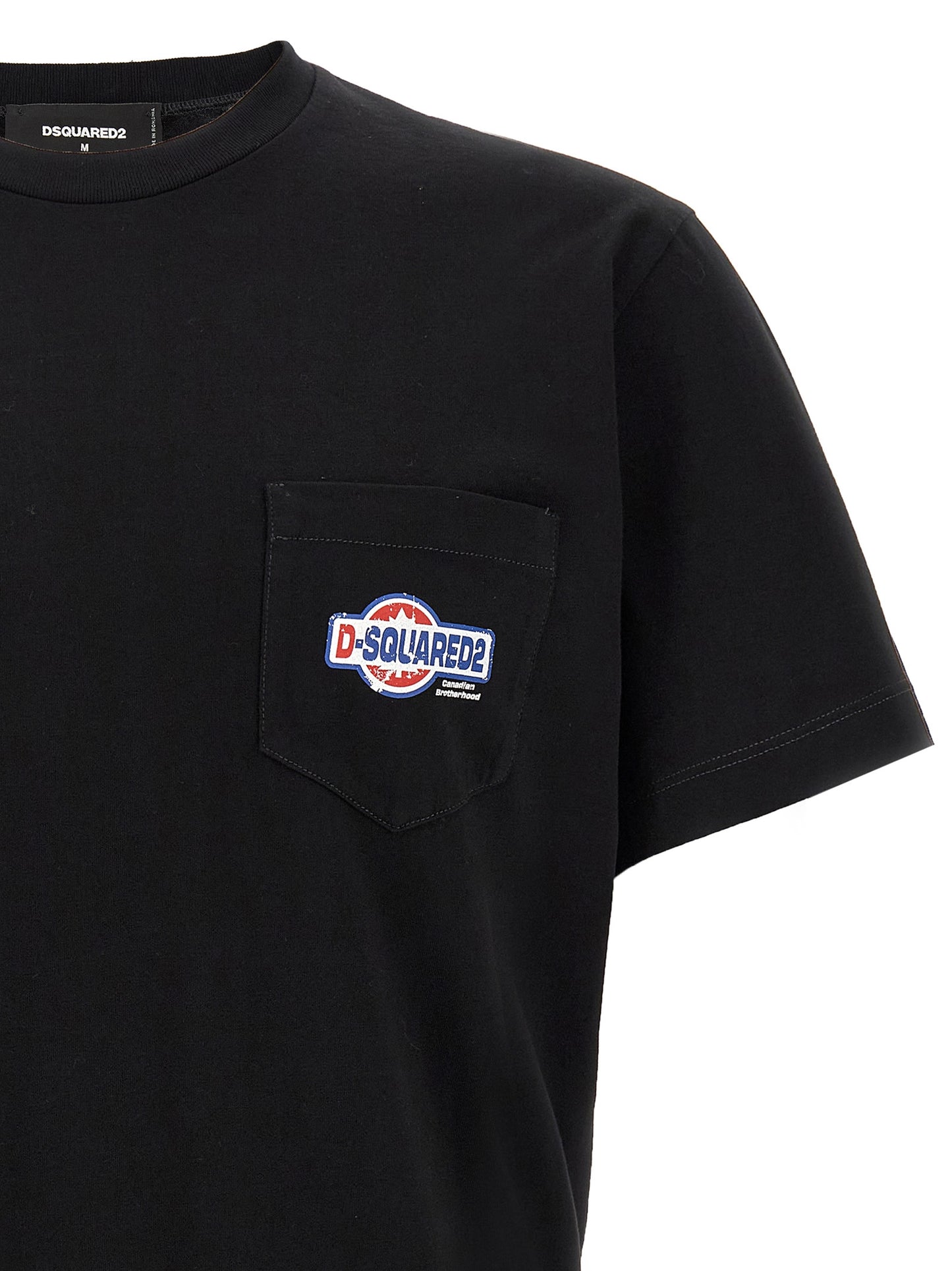 Black Cotton T-Shirt