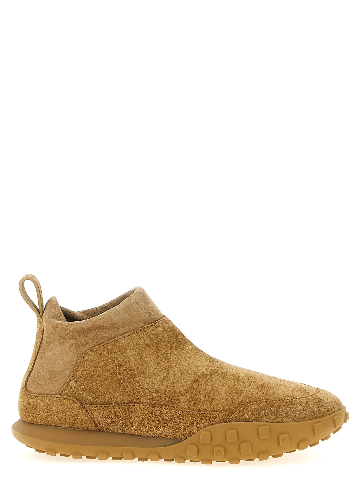 Beige Calfskin Sneakers