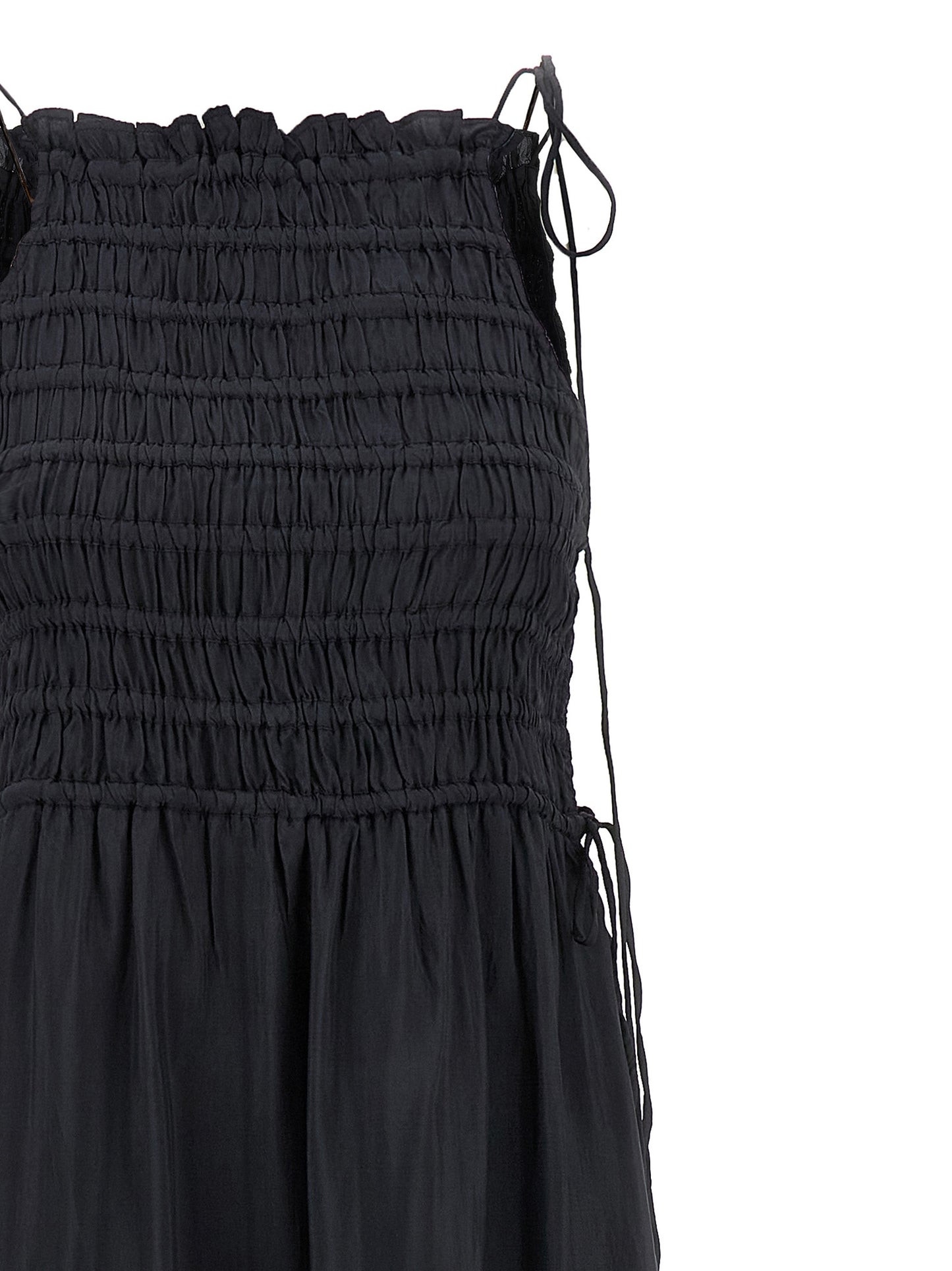 Gray Viscose Long Dress