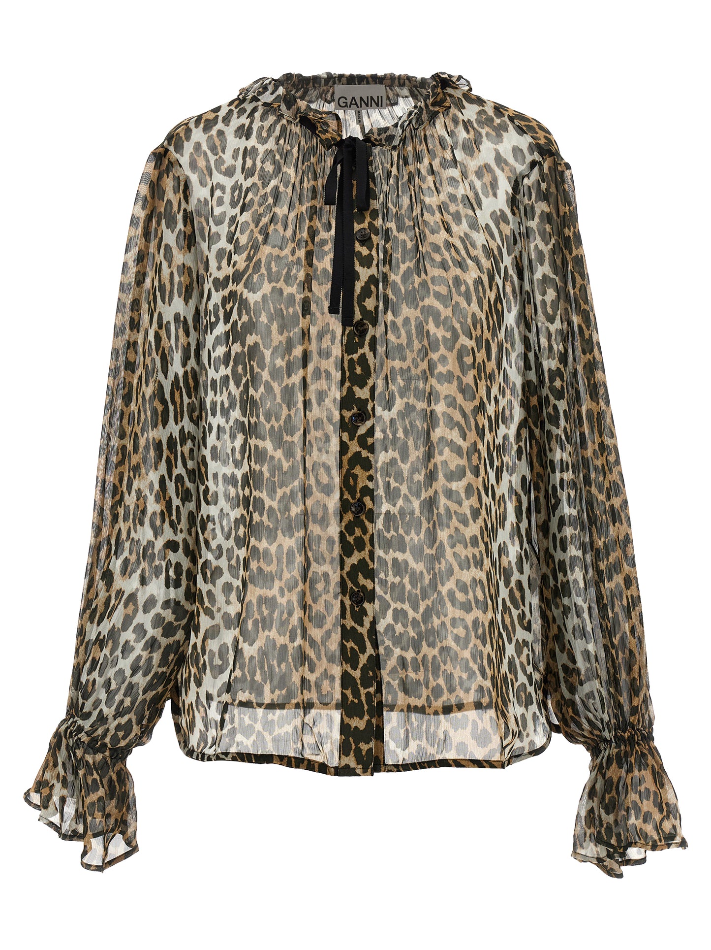 Brown Viscose Blouse