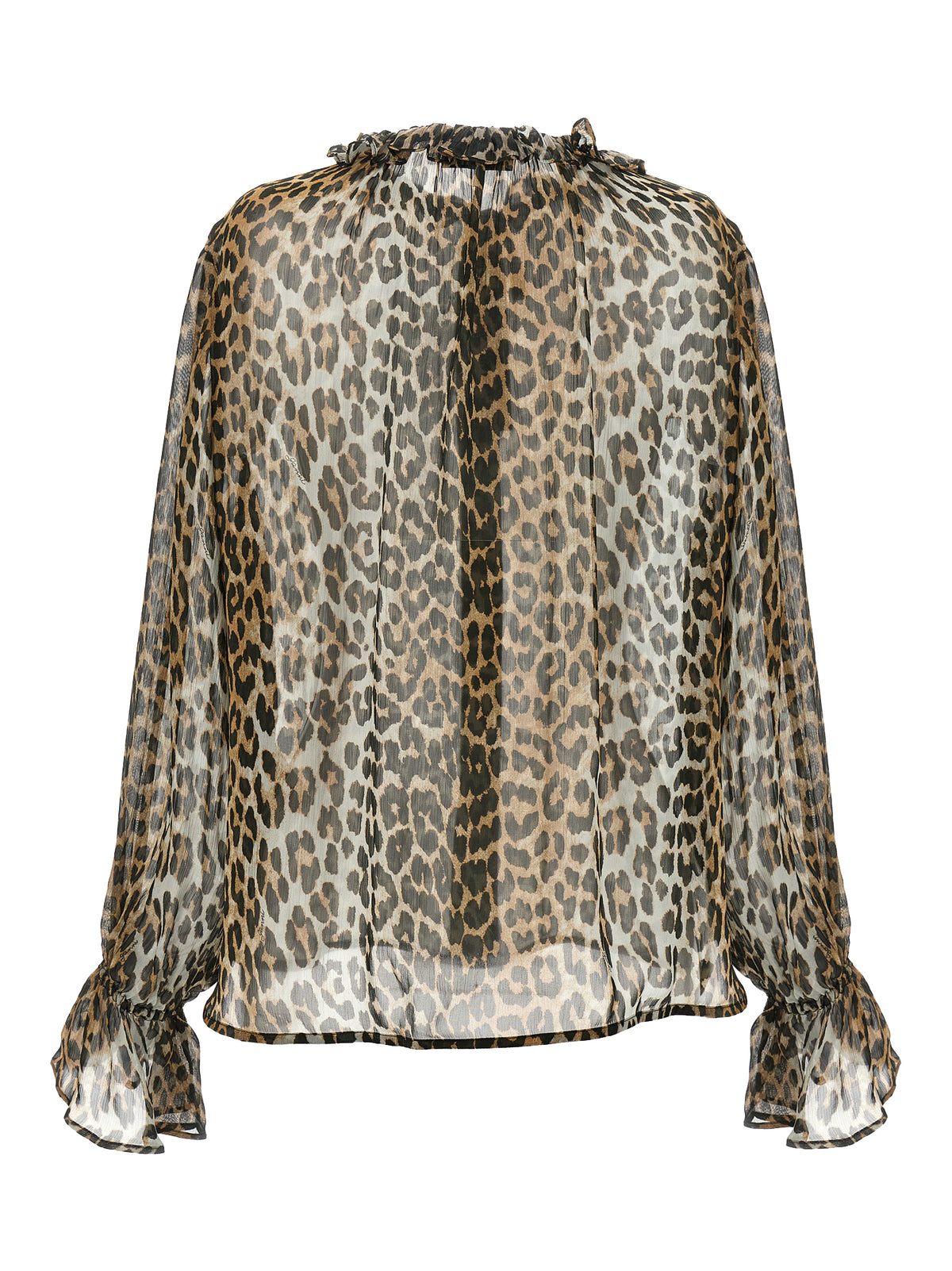 Brown Viscose Blouse