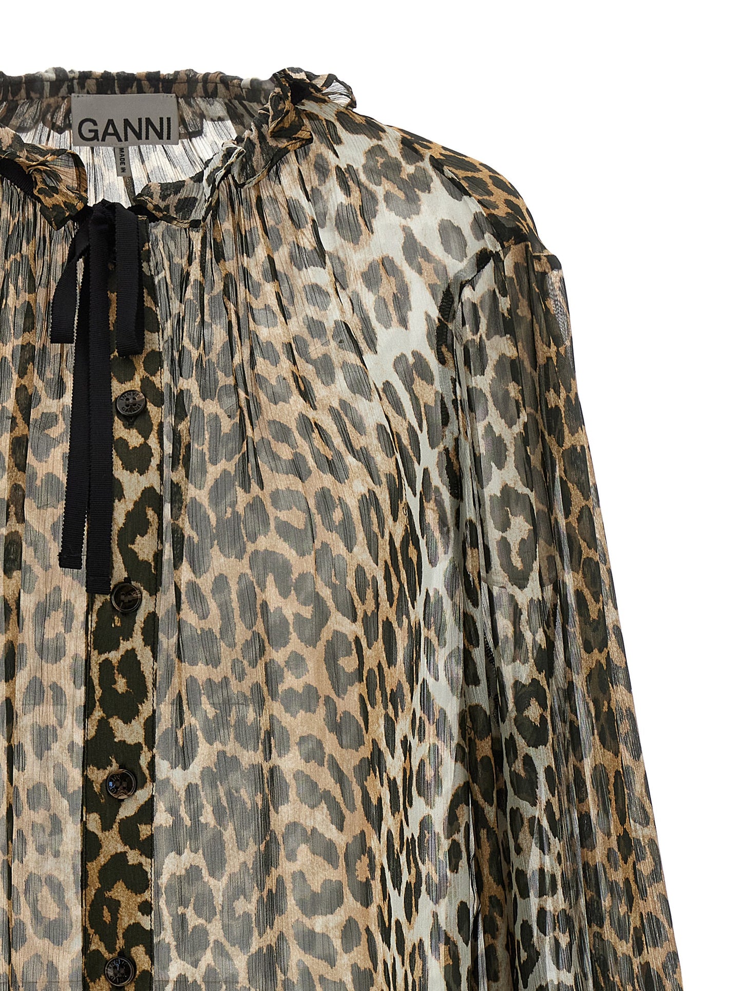 Brown Viscose Blouse