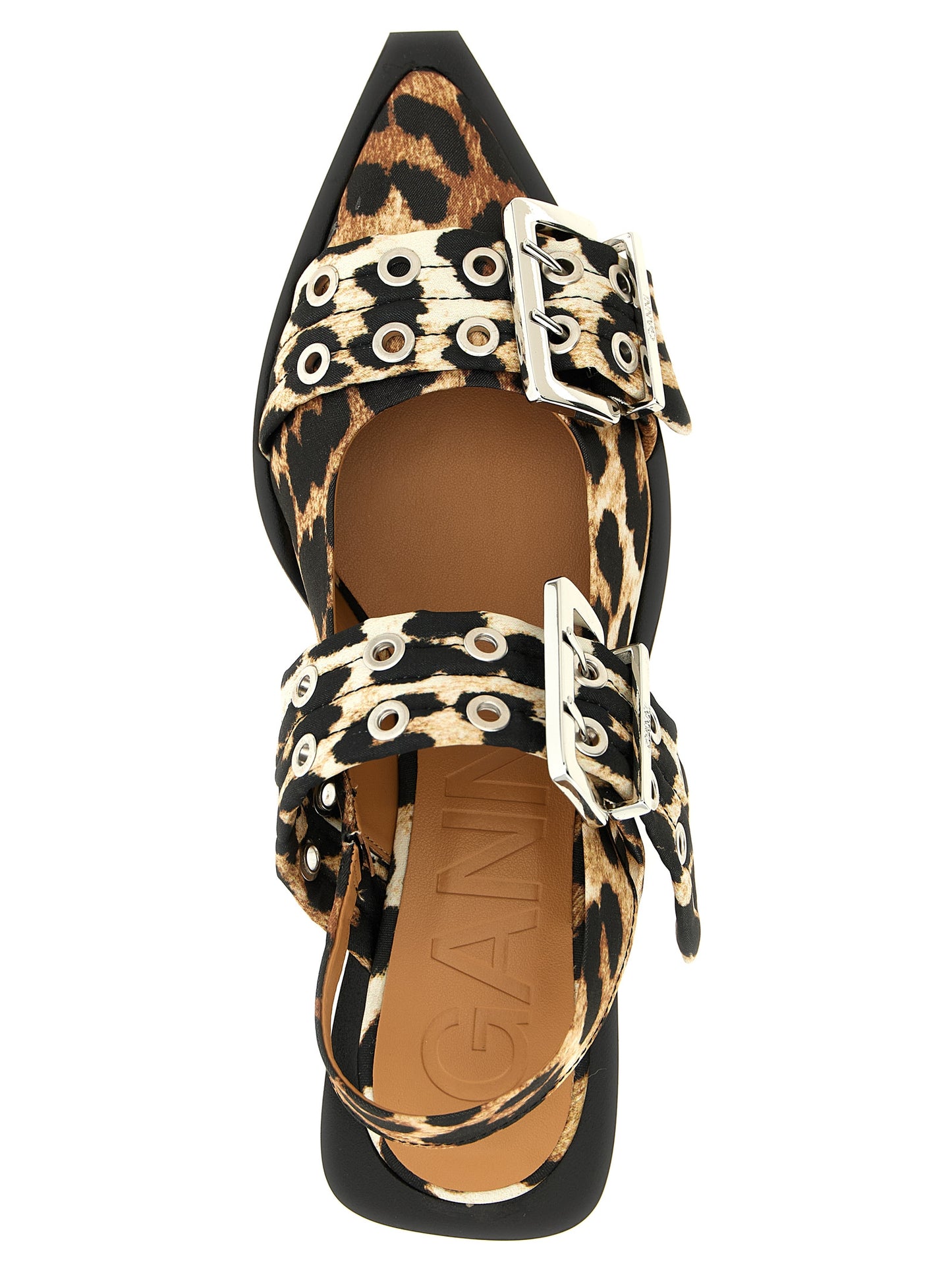 Multicolor Polyester Ballet Flats