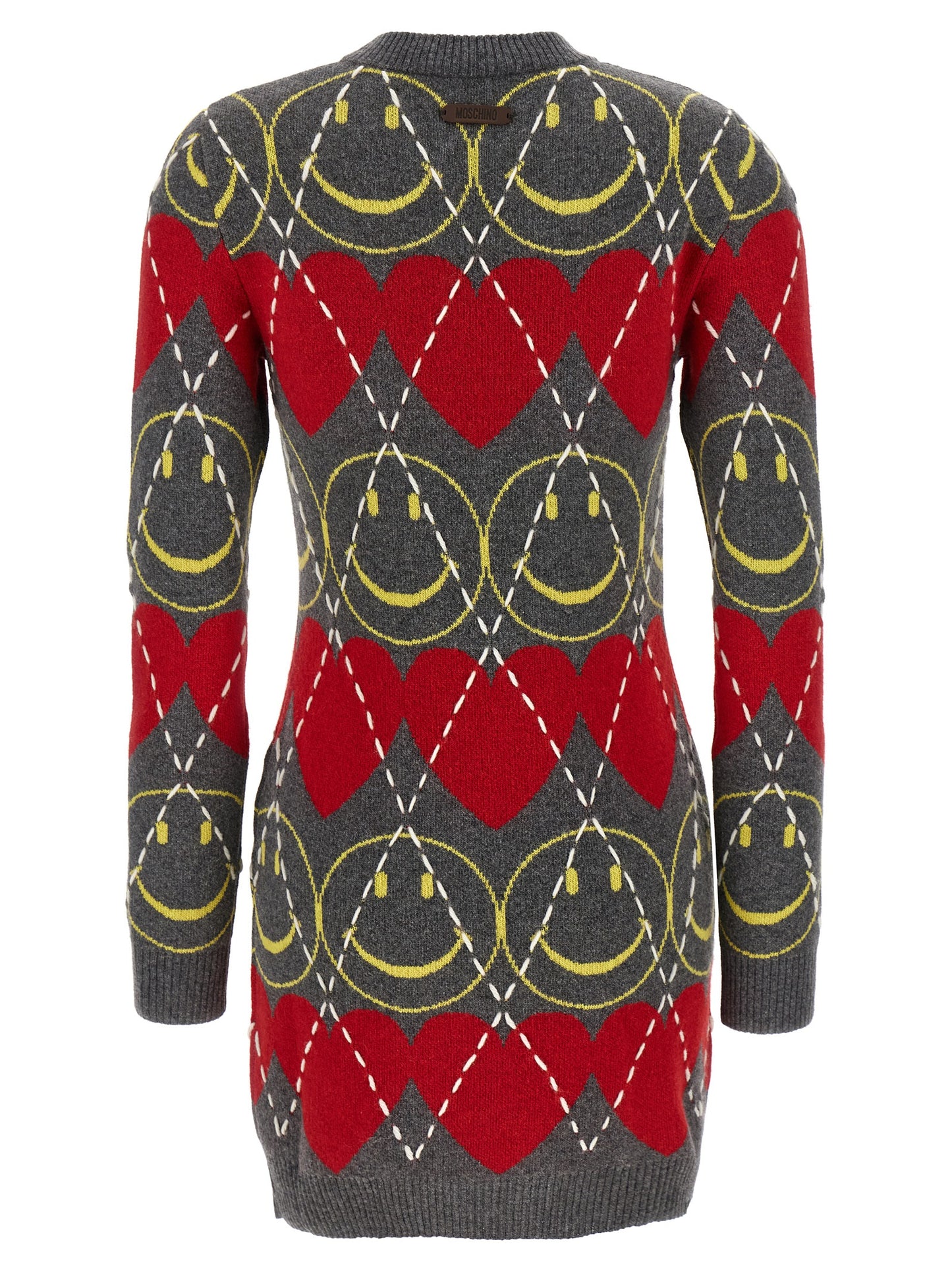 Multicolor Wool Short Dress