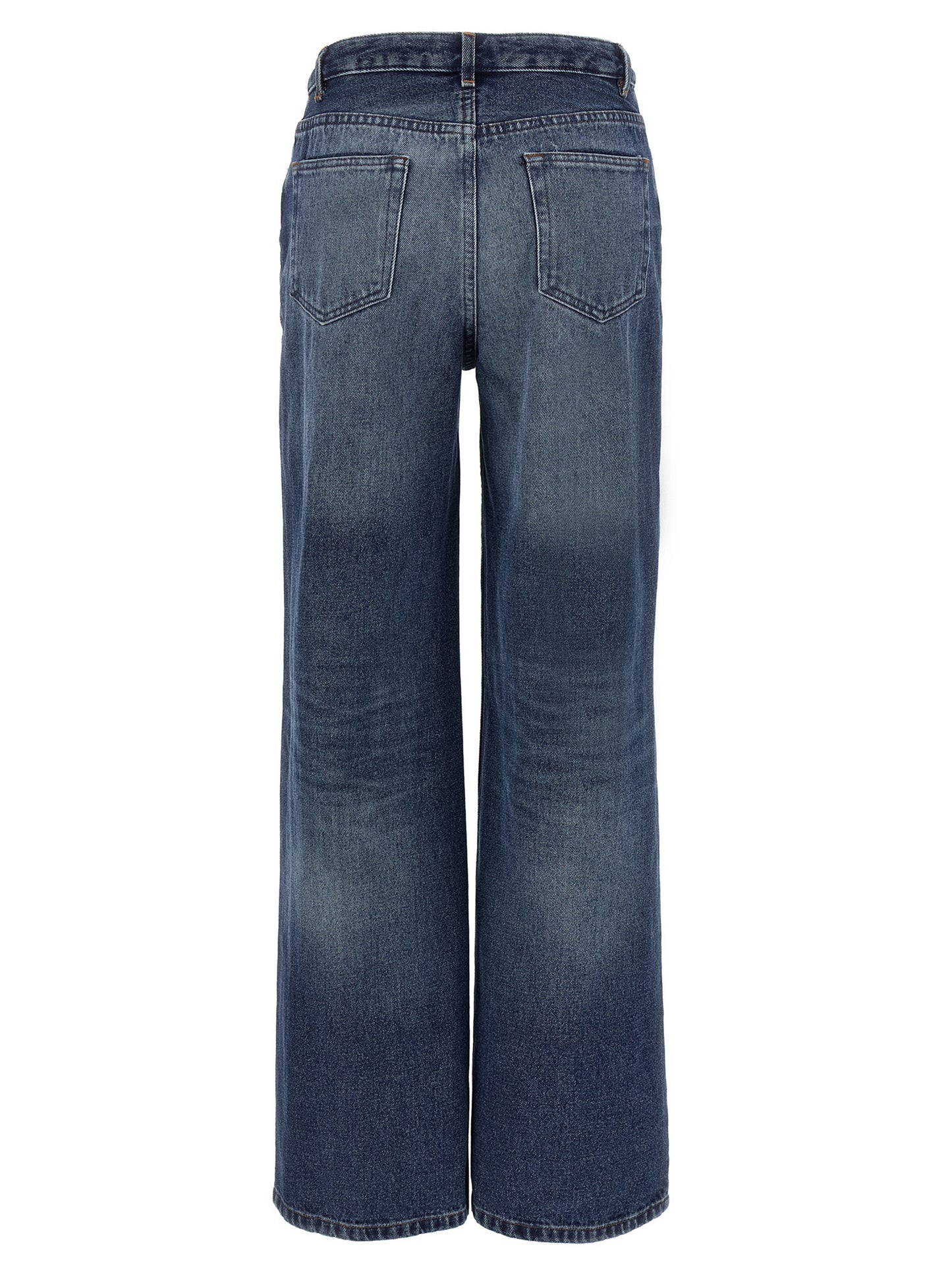 Blue Cotton Jeans Denim