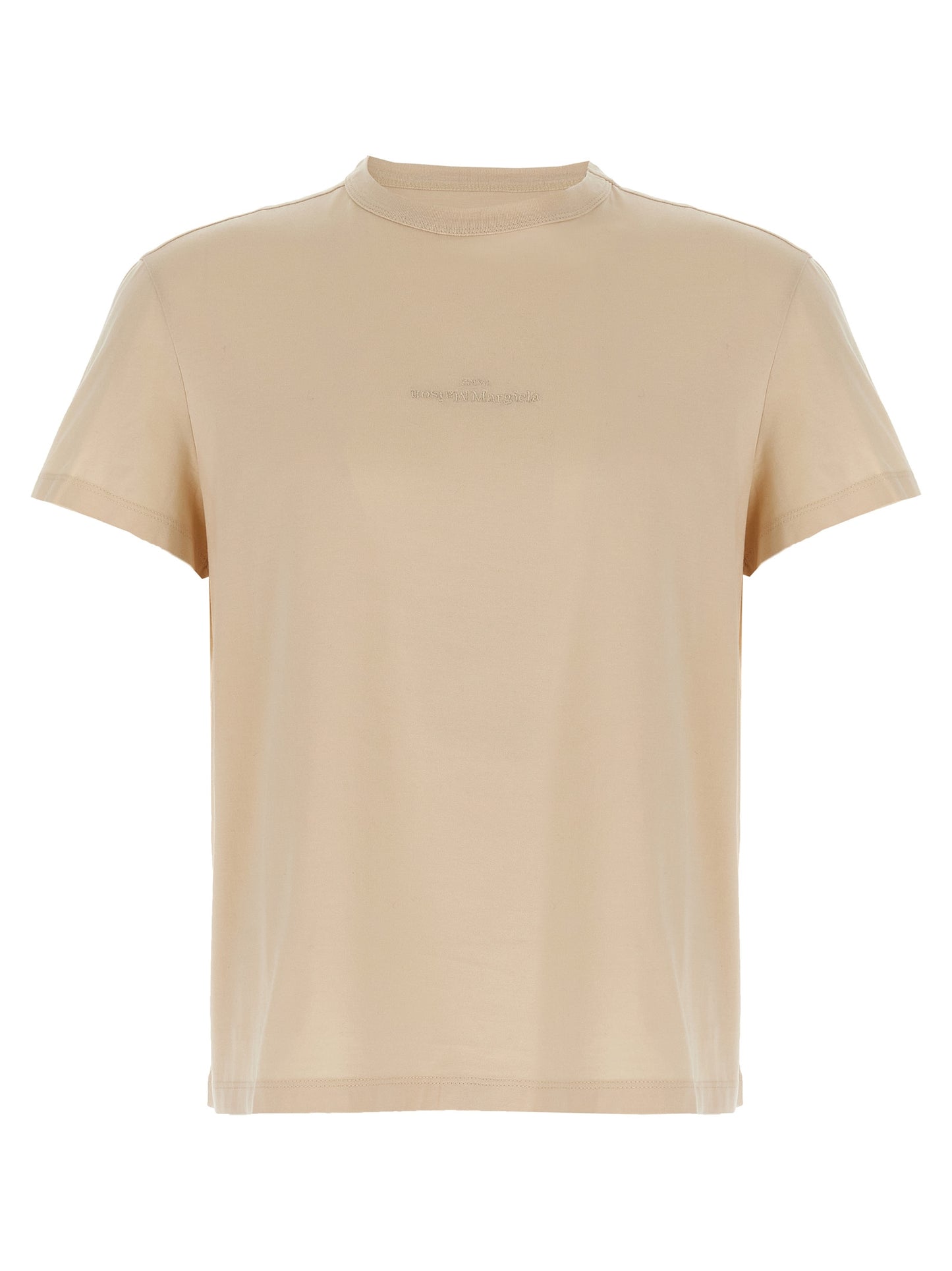 Beige Cotton T-Shirt