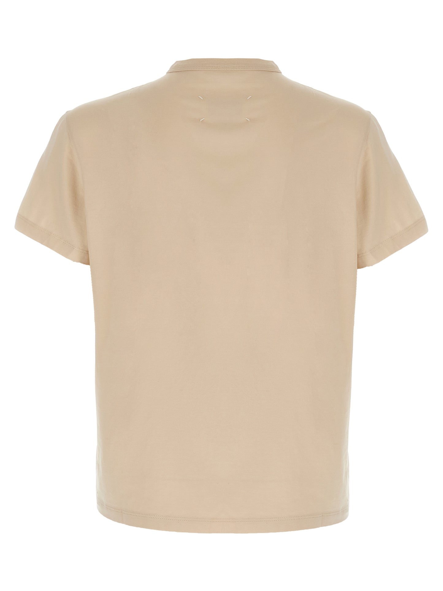 Beige Cotton T-Shirt