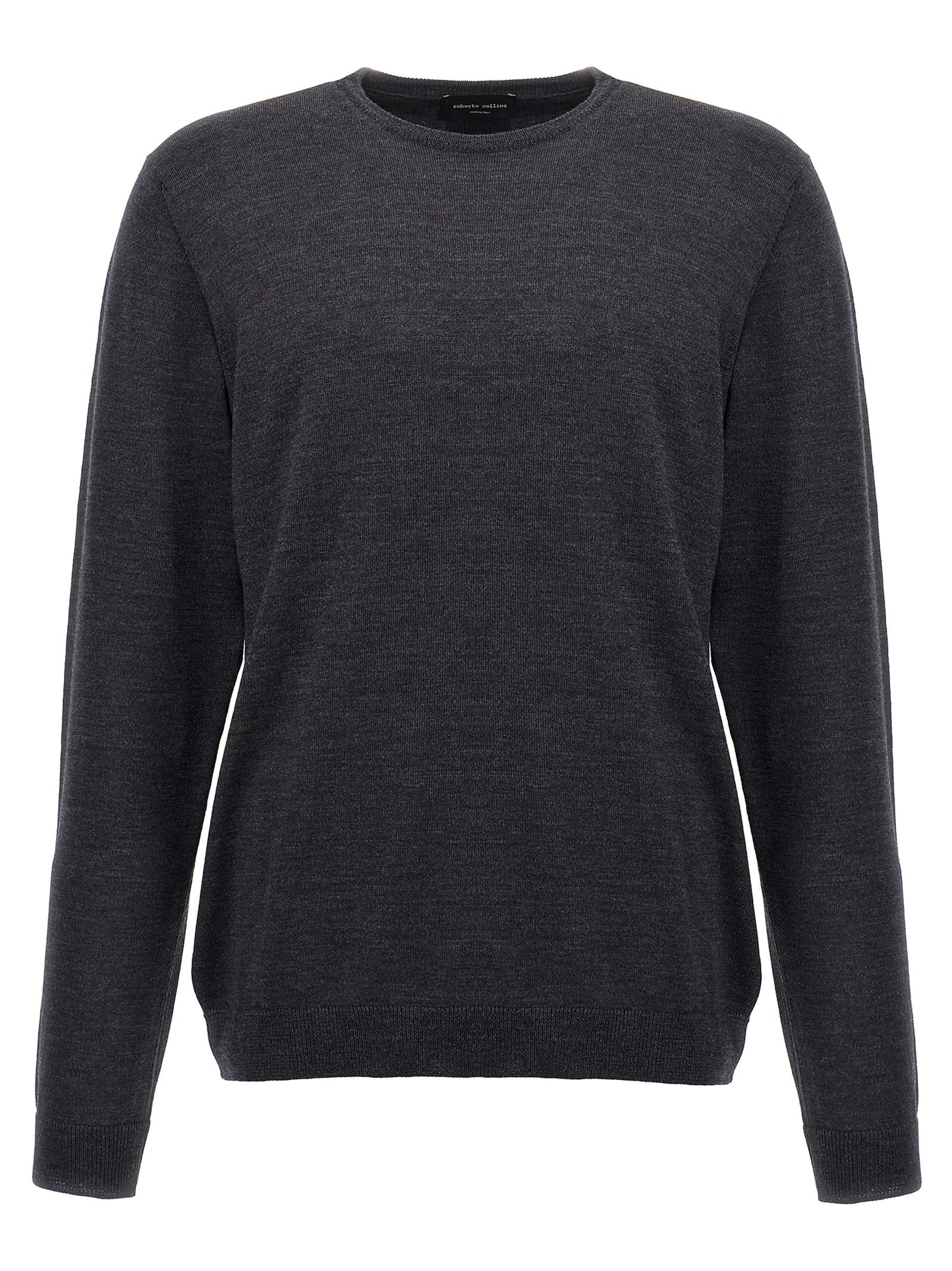 Gray Merino Wool Cardigan