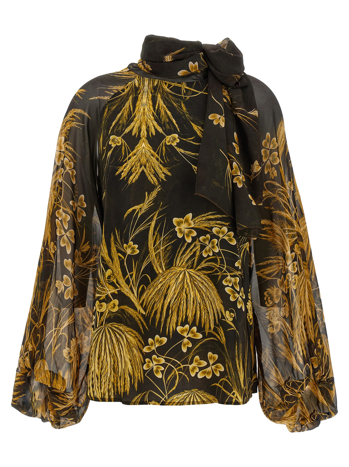 Multicolor Viscose Blouse