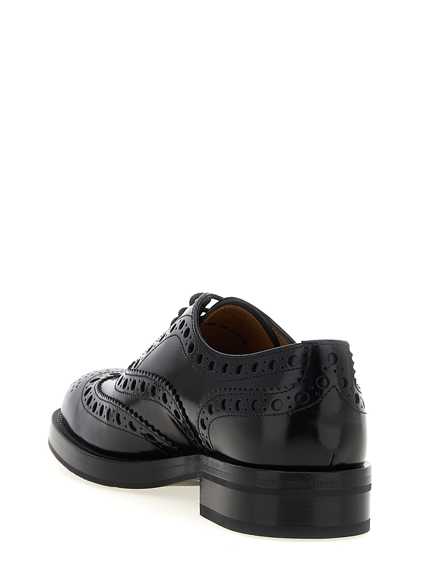 Black Calfskin Oxfords And Derbies