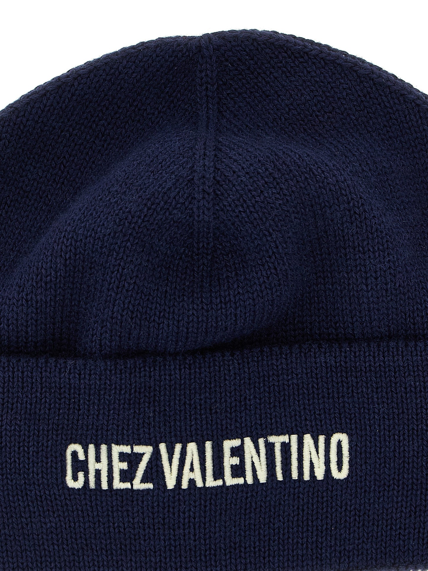 Blue Cotton Beanie