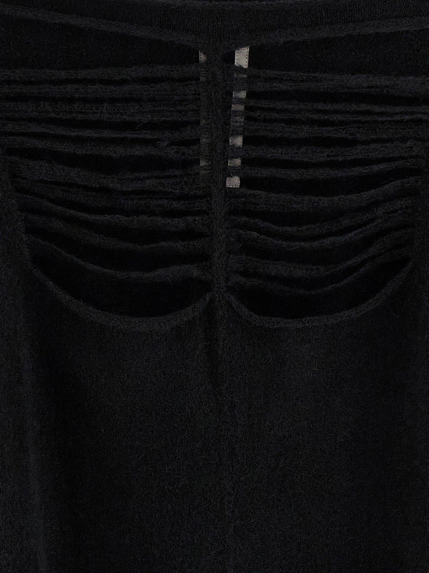 Black Wool Cardigan