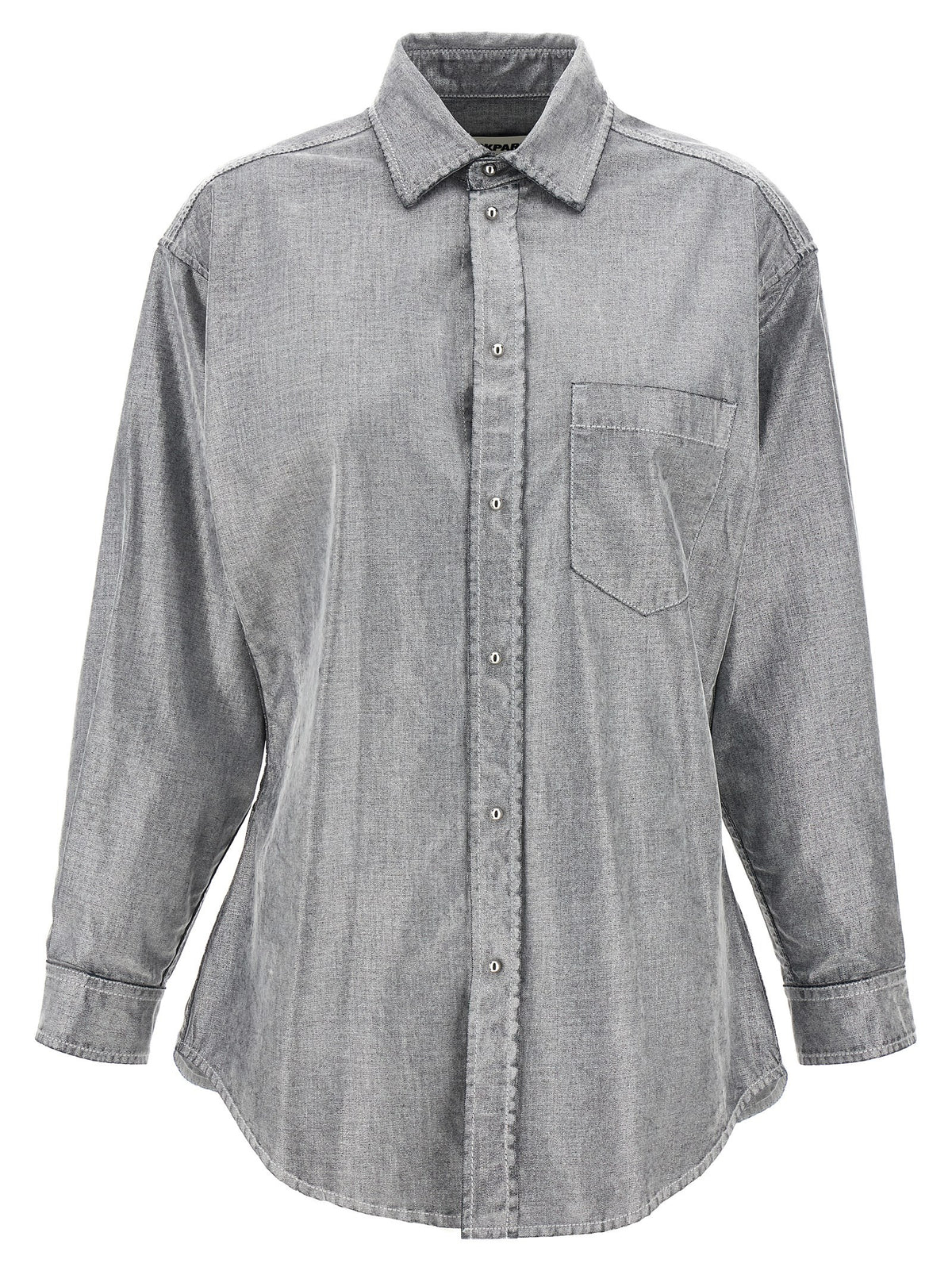 Silver Cotton Blouse