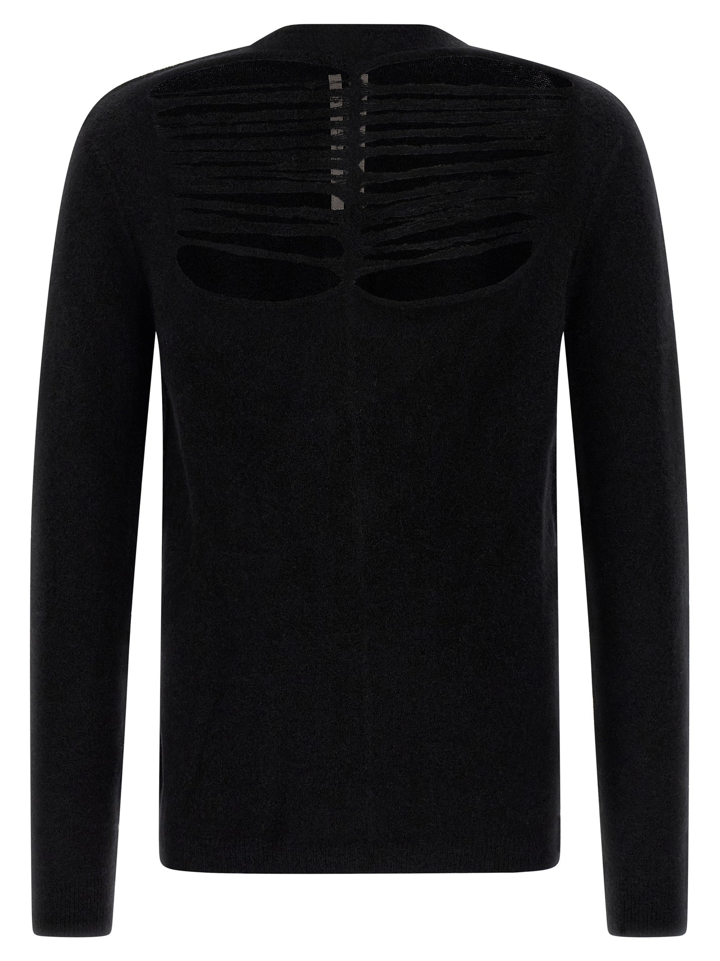 Black Wool Cardigan