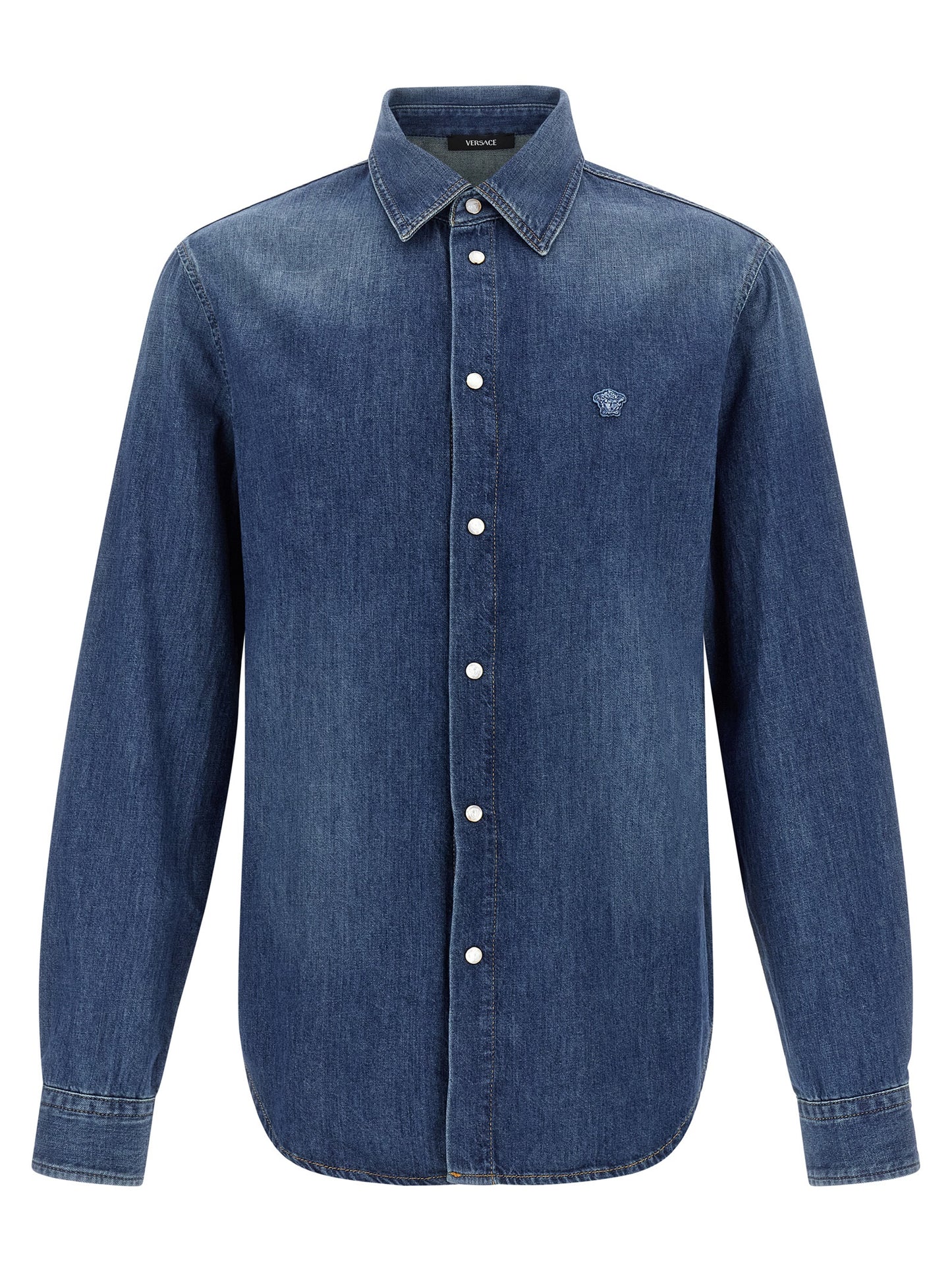Blue Cotton Blouse