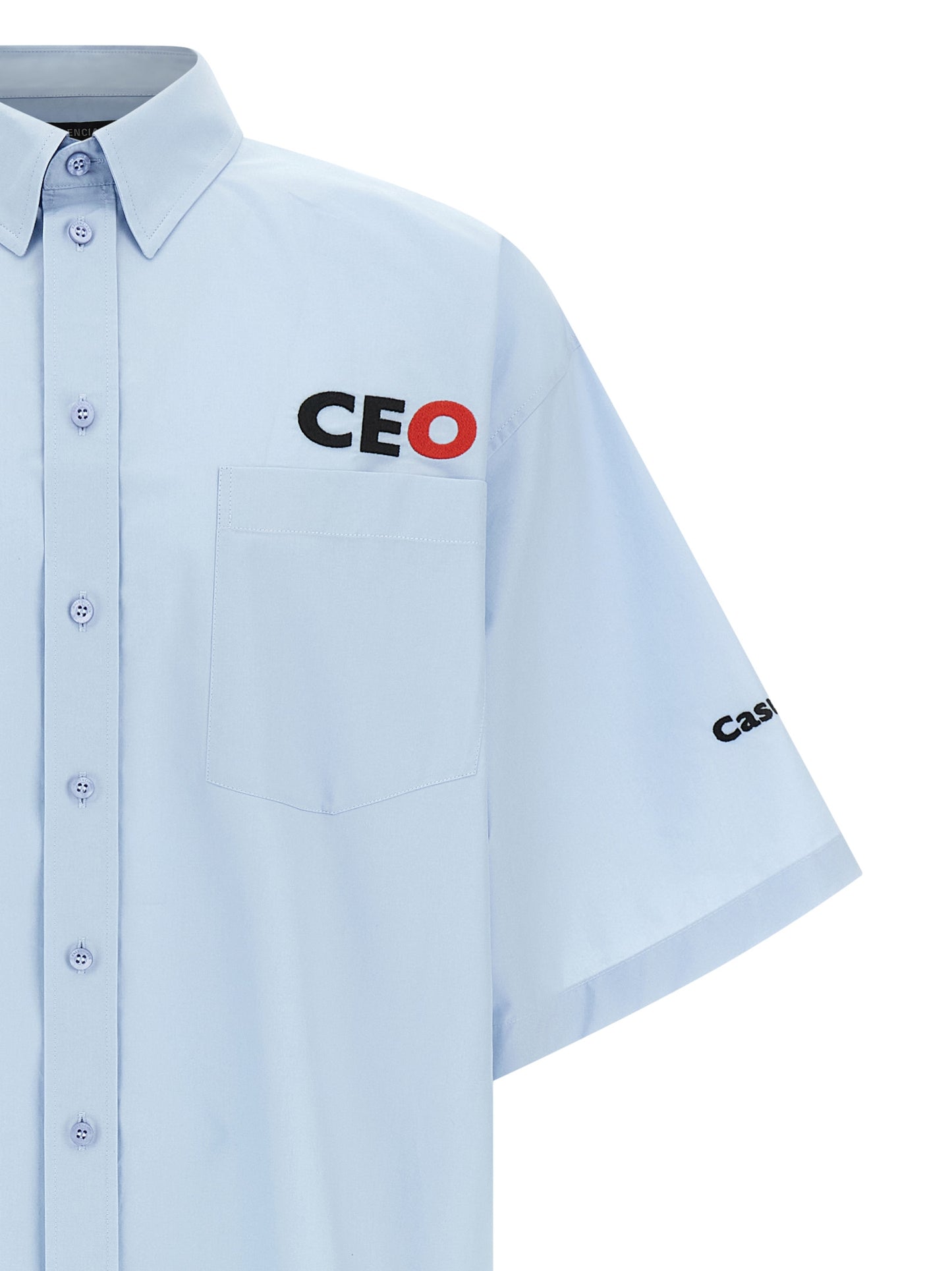 Blue Cotton Blouse
