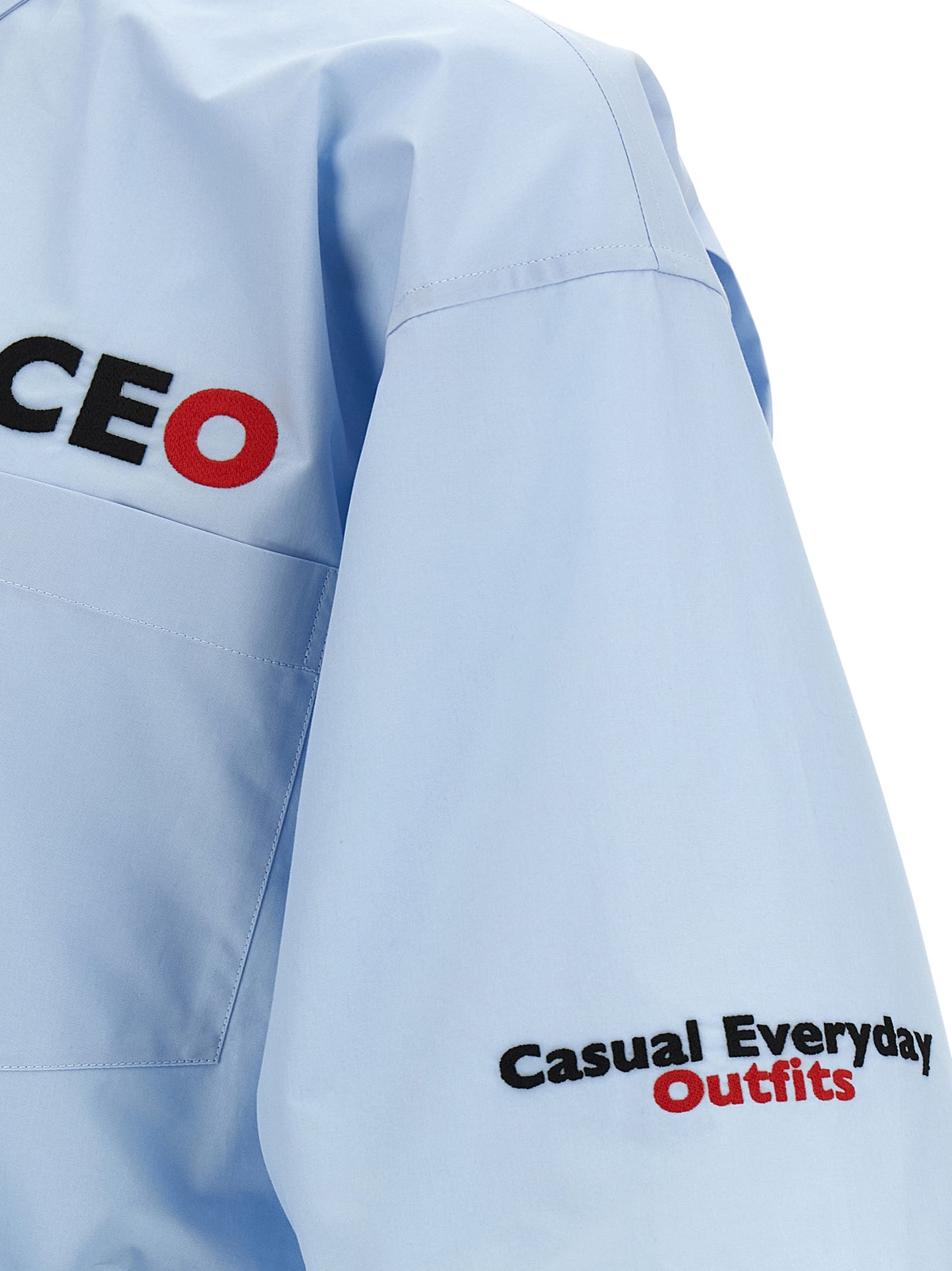Blue Cotton Blouse