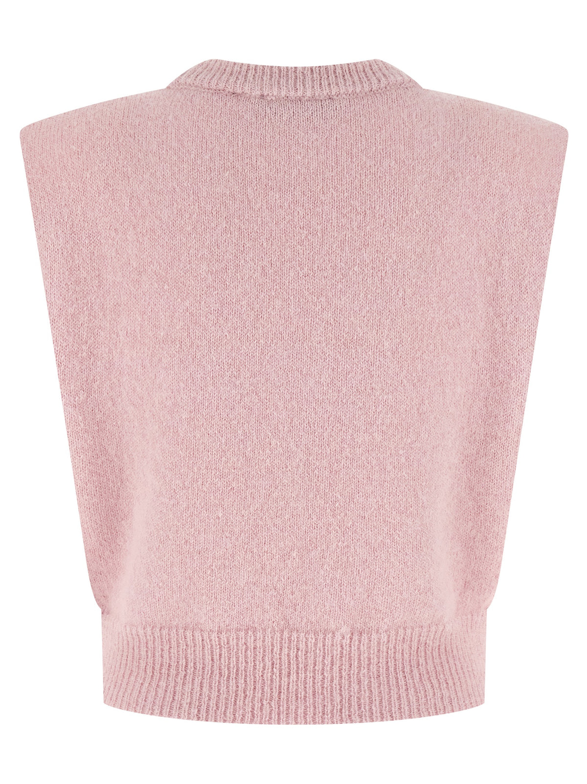 Multicolor Wool Sleeveless Jacket