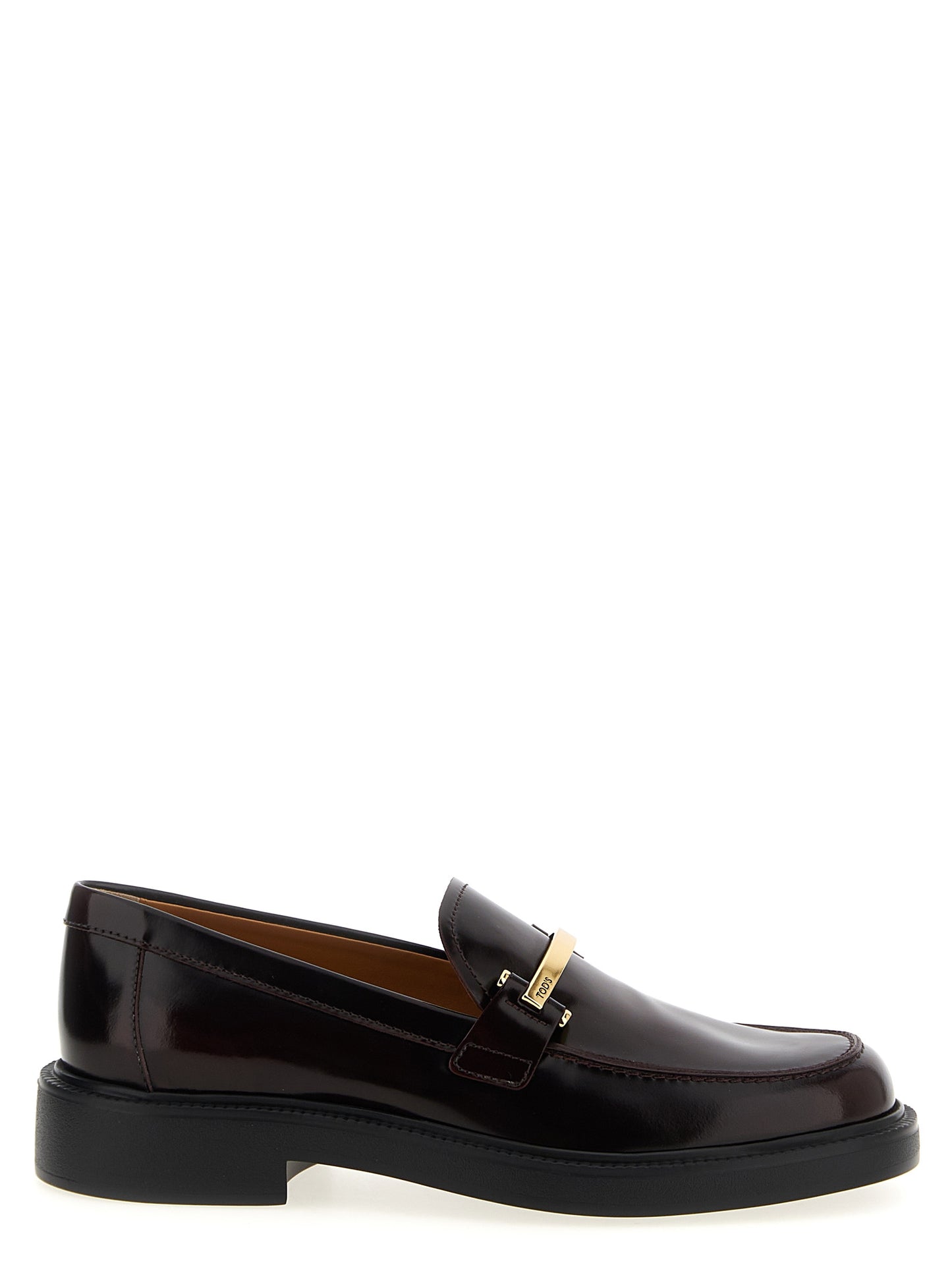 Bordeaux Calfskin Slip-On Loafers