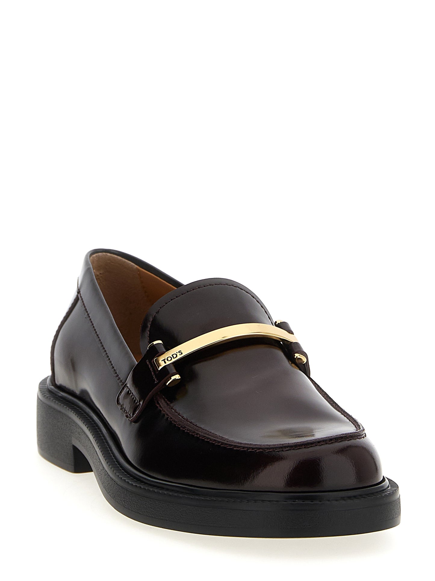 Bordeaux Calfskin Slip-On Loafers