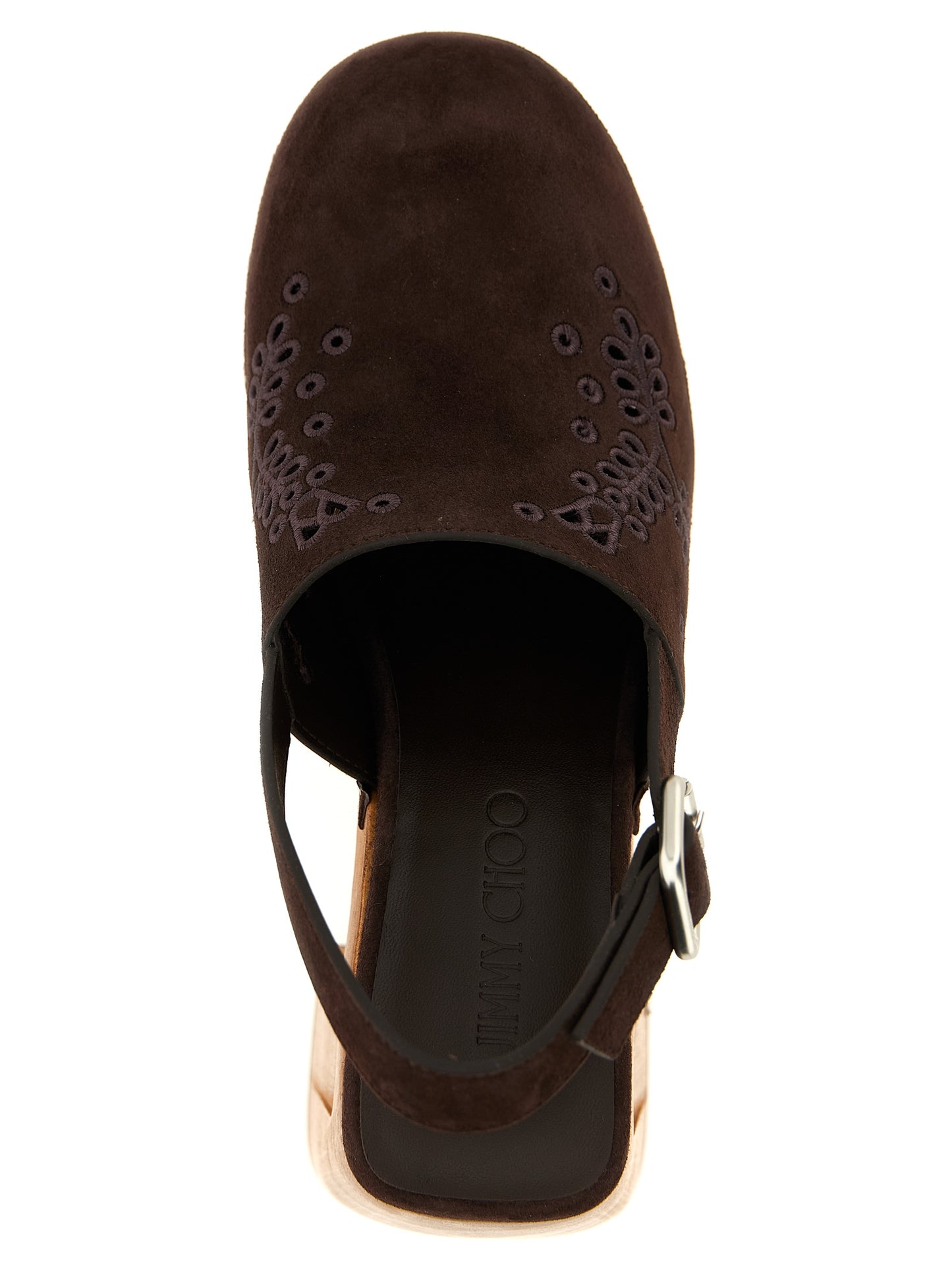 Brown Leather High Heel Pumps