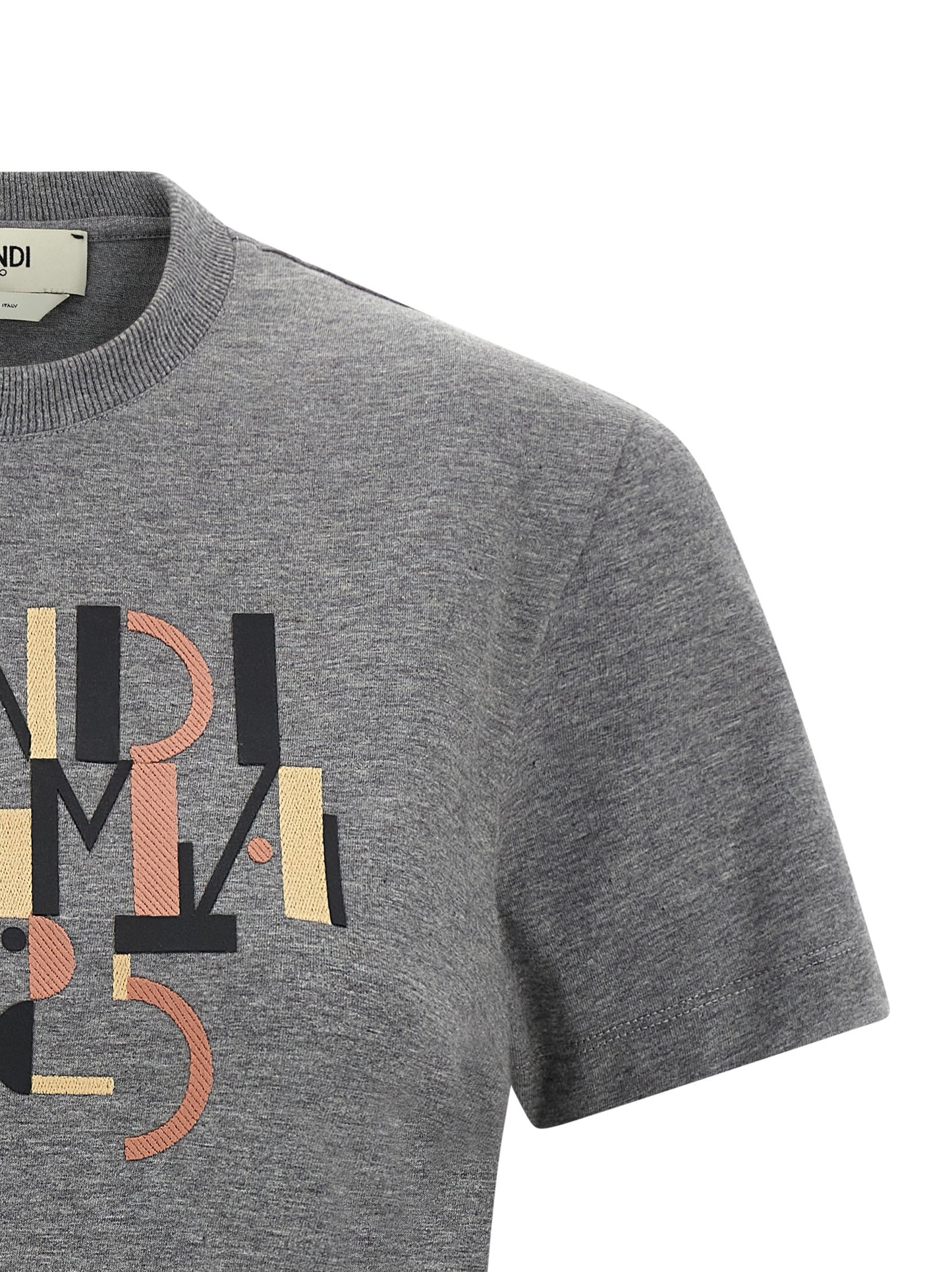 Gray Cotton T-Shirt