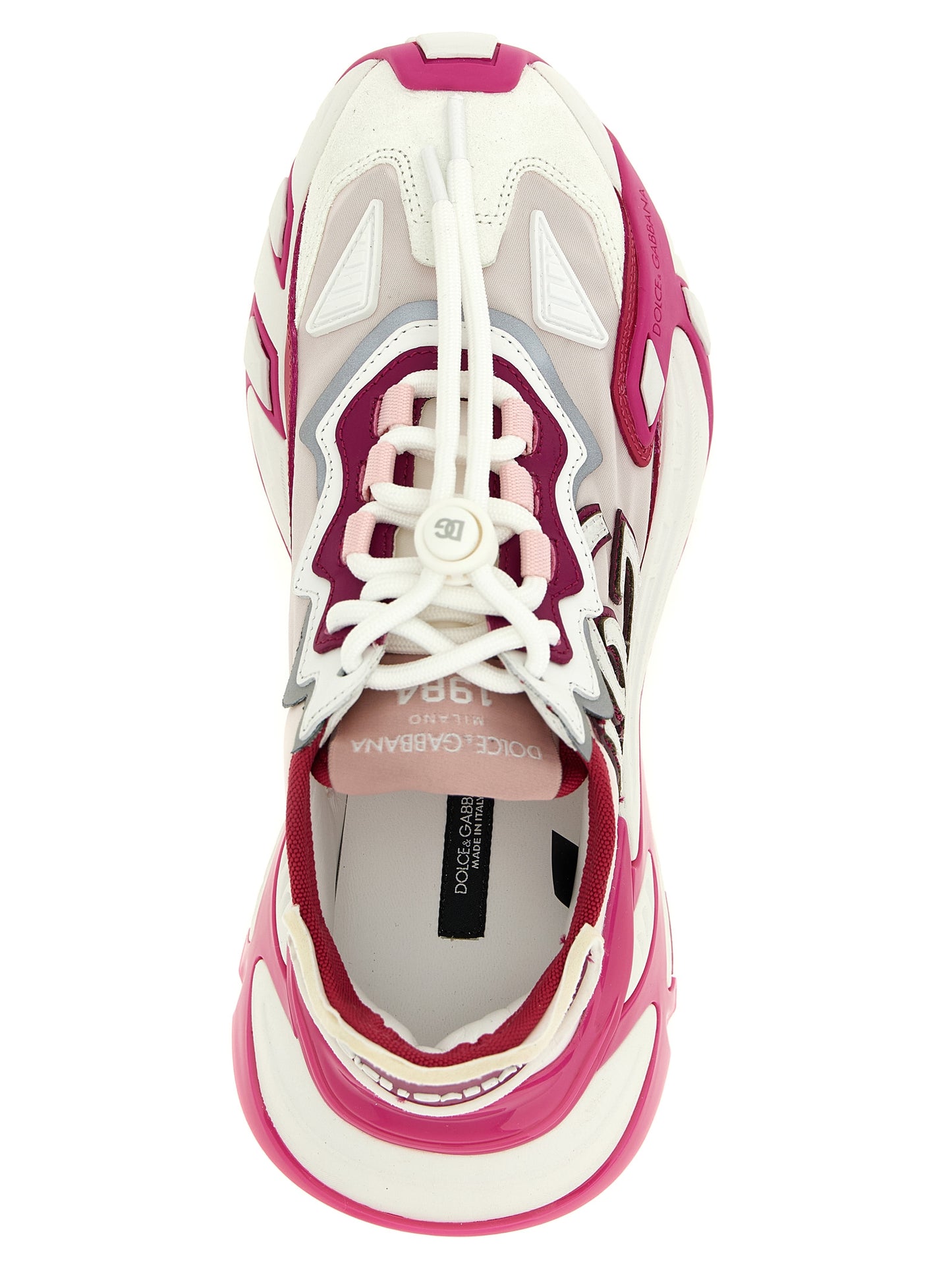 Fuchsia Viscose Athletic Sneakers
