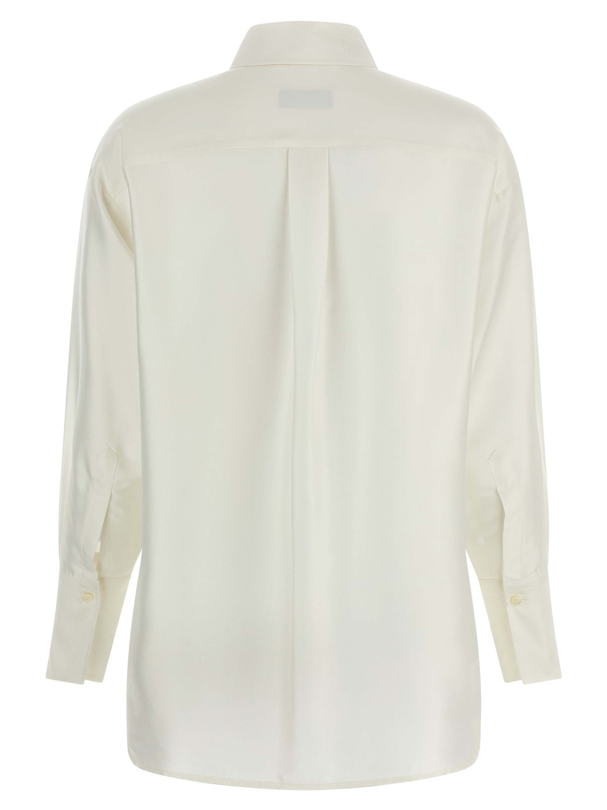 White Silk Blouse