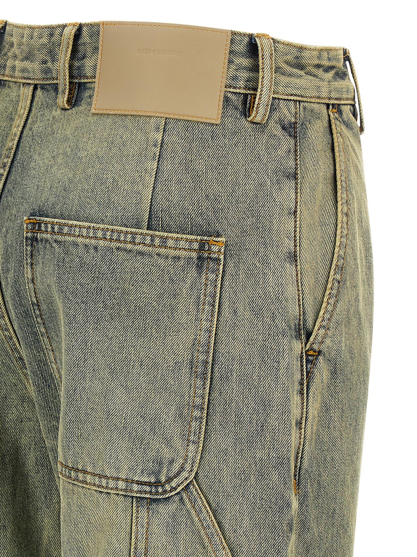 Bicolor Cotton Jeans Denim