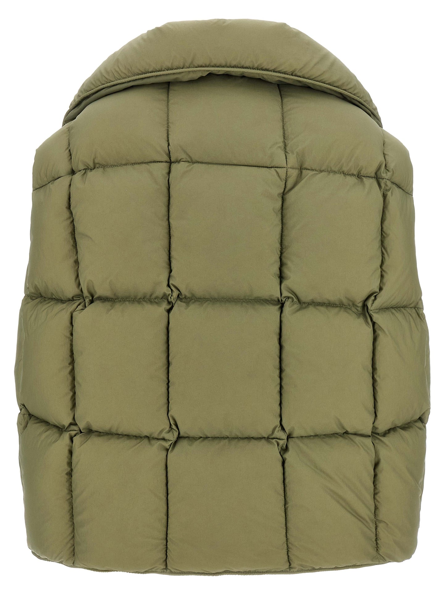 Bicolor Nylon Sleeveless Jacket