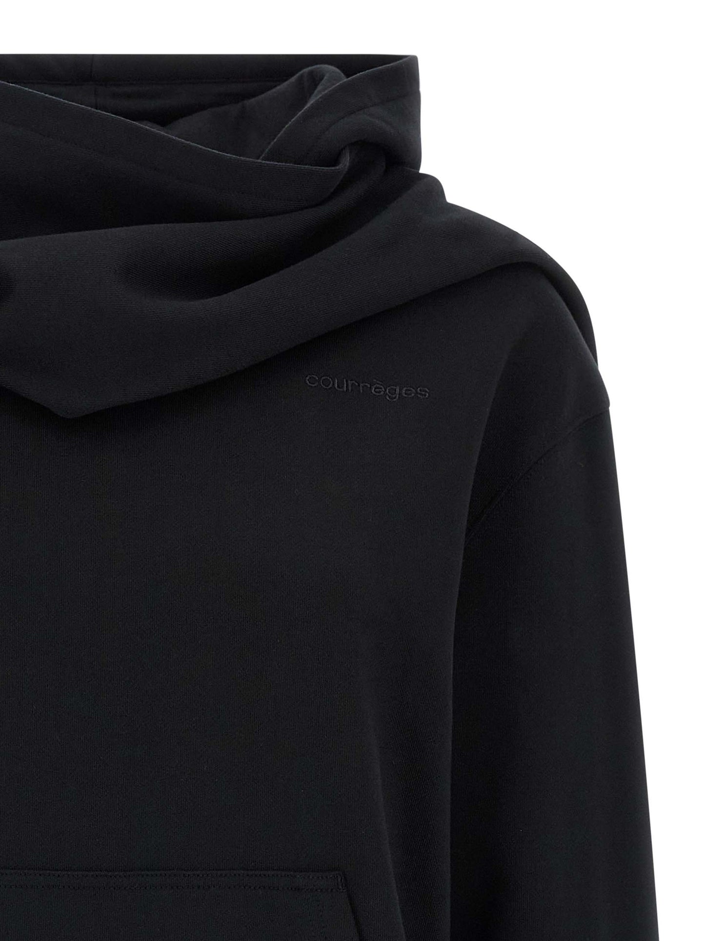 Black Cotton Sweatshirt