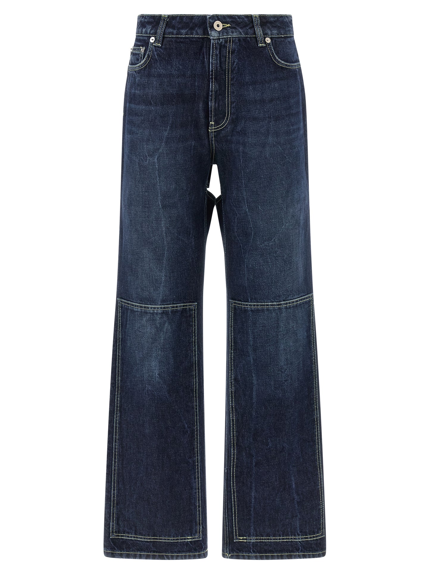 Blue Cotton Jeans Denim